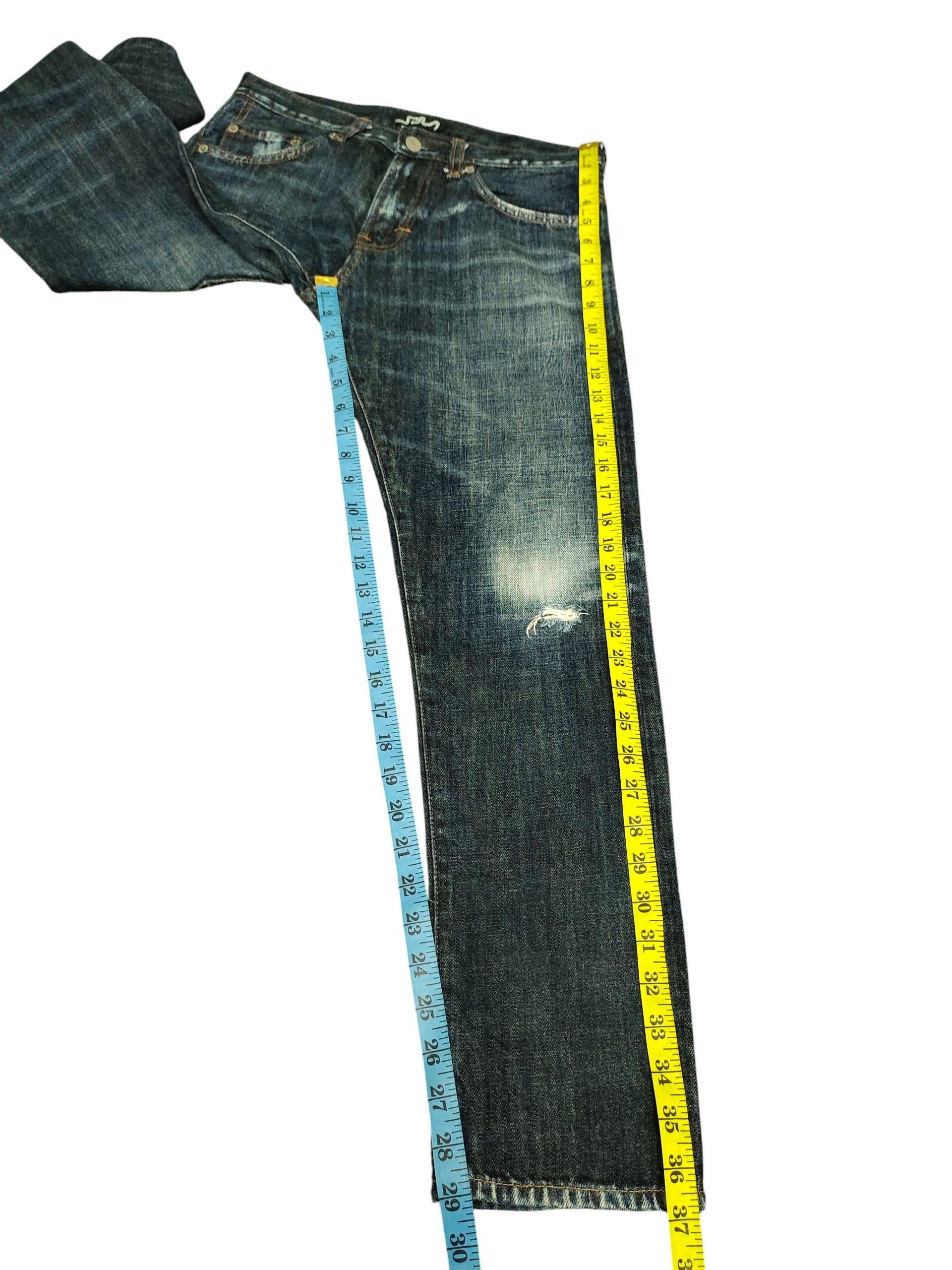 Hysteric Glamour × Undercover Vintage Rna Japan Clawmark Distress Denim Jeans Size US 29 - 16 Thumbnail