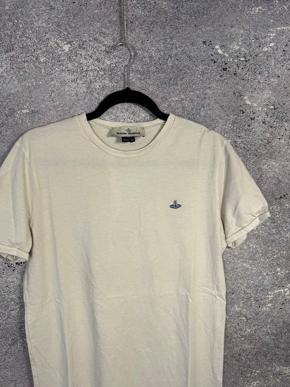 Vivienne Westwood Vivienne Westwood Orbital Embroidered Logo White Men's Size US M / EU 48-50 / 2 - 2 Thumbnail