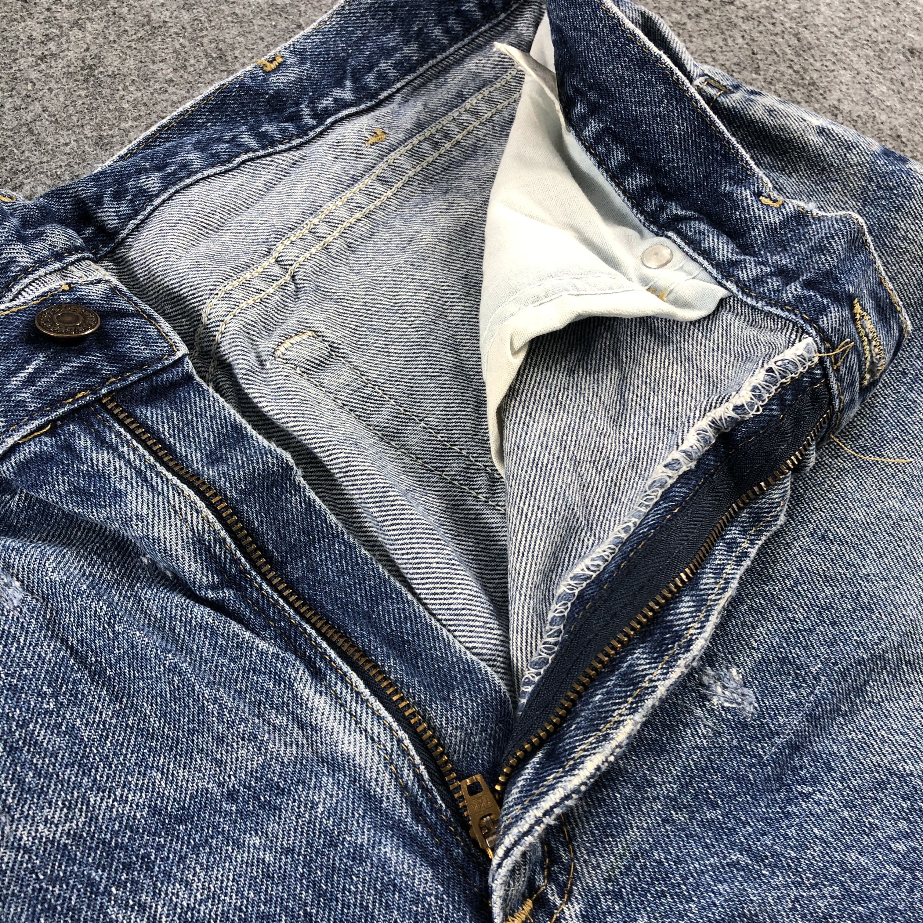 Lee Vintage Blue Wash Lee Jeans-J2567 Size US 36 / EU 52 - 11 Thumbnail