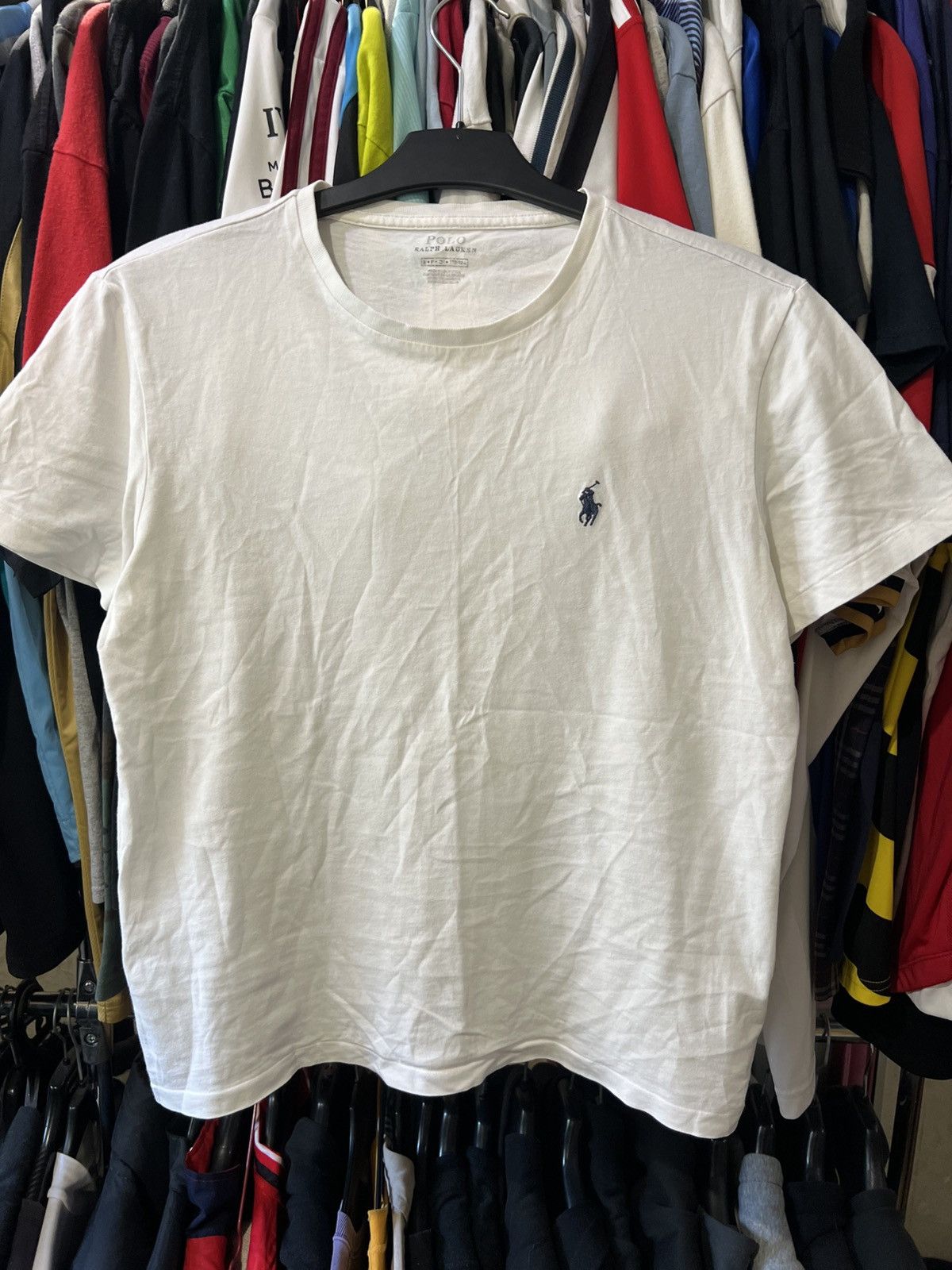 Polo Ralph Lauren SNOW WHITE POLO PALPH LAUREN SMALL HORSE EMBOIDERED T SHIRT Size US S / EU 44-46 / 1 - 3 Thumbnail