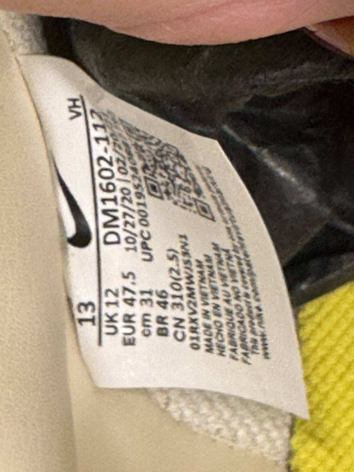 Nike × Off-White Nike x Off-White Dunk Low “Lot 10 of 50” / Blue Lace / US 13 Size US 13 / EU 46 - 11 Thumbnail