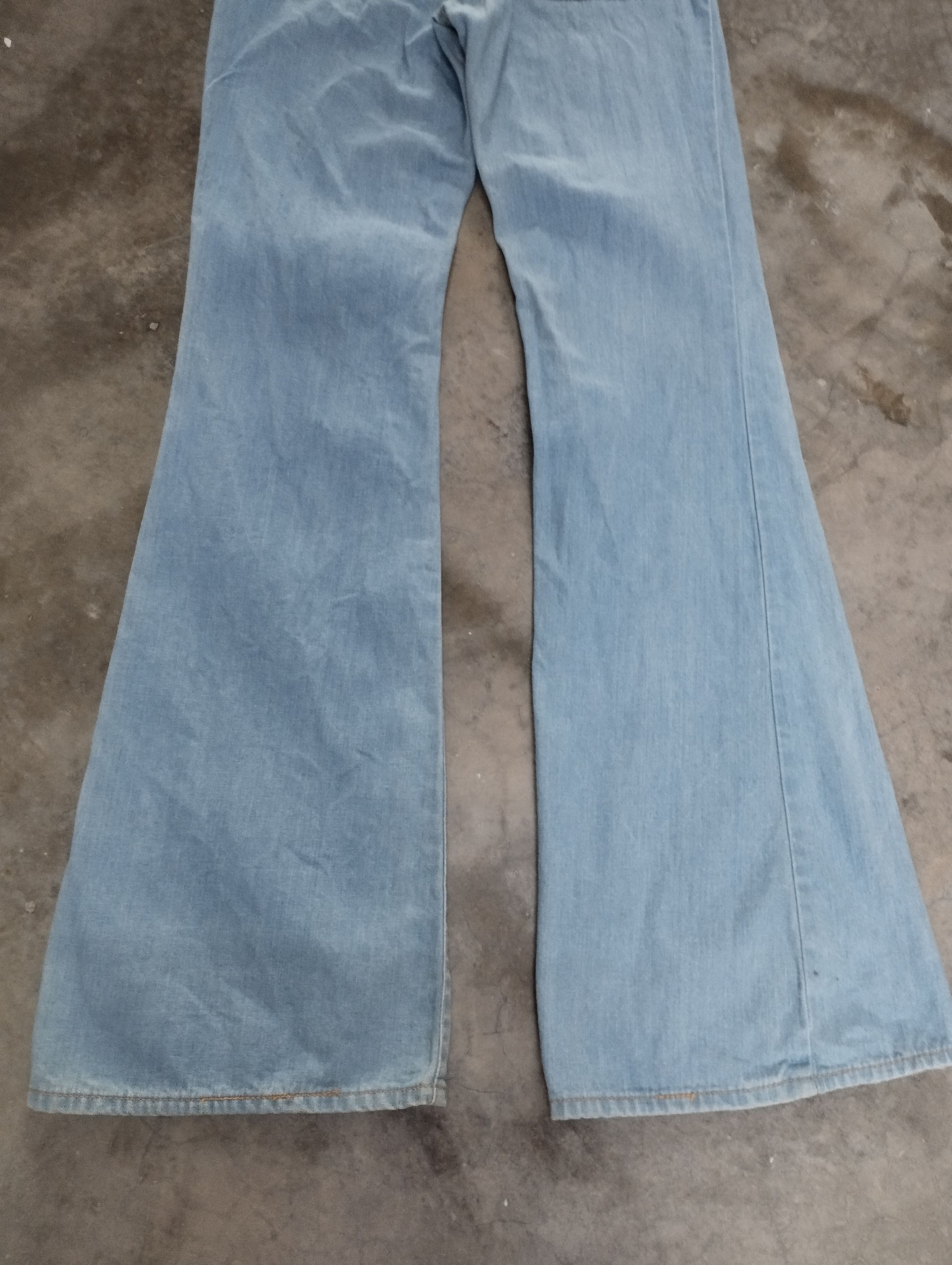 If Six Was Nine Flare Jeans Vintage Talon Zipper MAX Bootcut Jeans Size US 26 / EU 42 - 6 Thumbnail