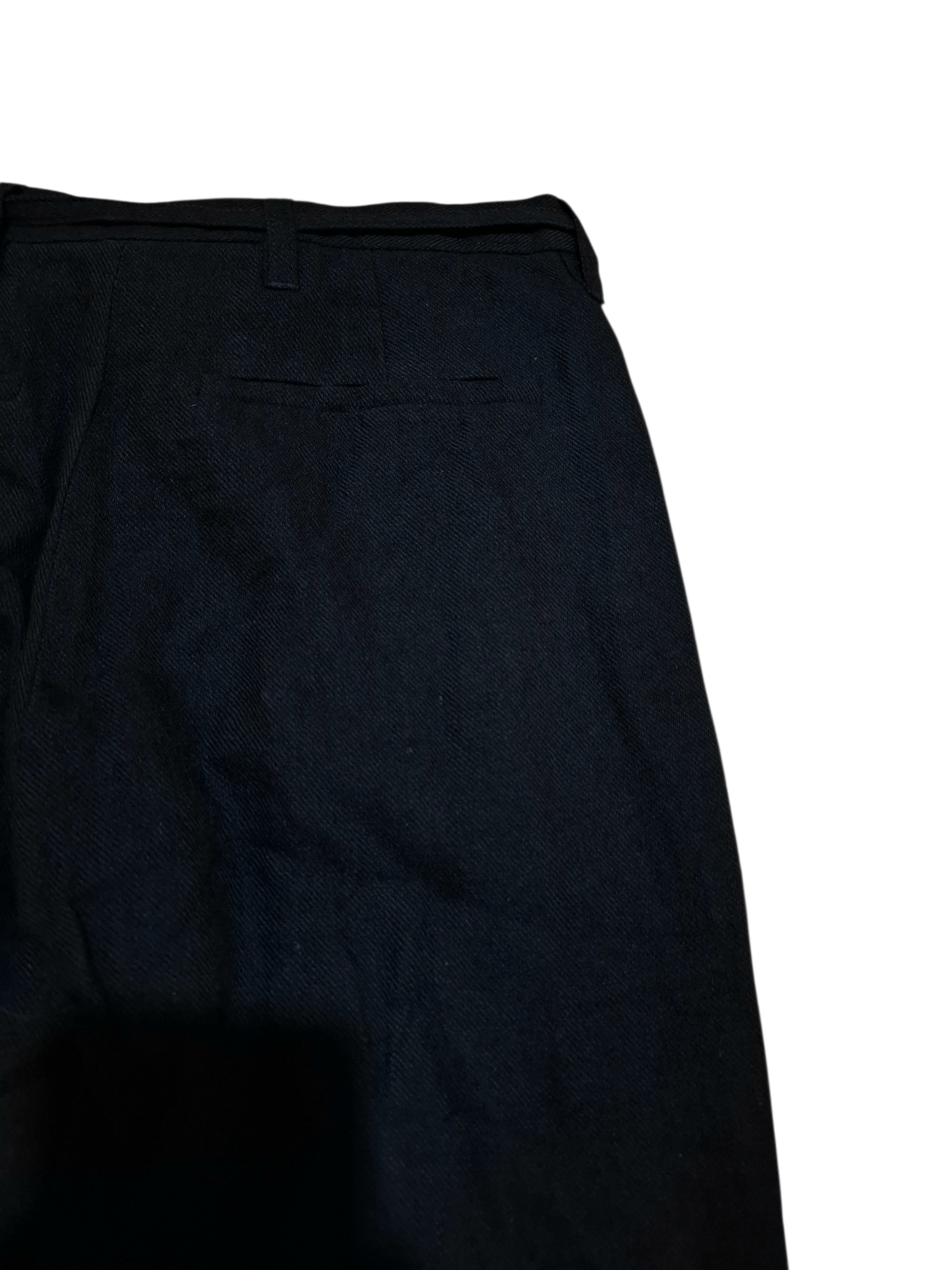 Ann Demeulemeester Ann Demeulemeester Belted Wool-Linen Trousers Size 28" / US 6 / IT 42 - 18 Thumbnail
