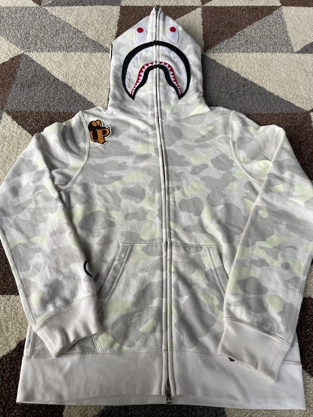 Bape Bape GITD City Camo Shark Fullzip Hoodie Size XS / US 0-2 / IT 36-38 - 3 Thumbnail