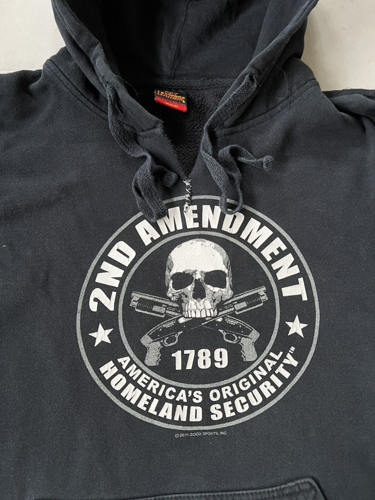 Japanese Brand Thrashed 2nd Amendment Skull Pile Hoodie Size US M / EU 48-50 / 2 - 2 Thumbnail
