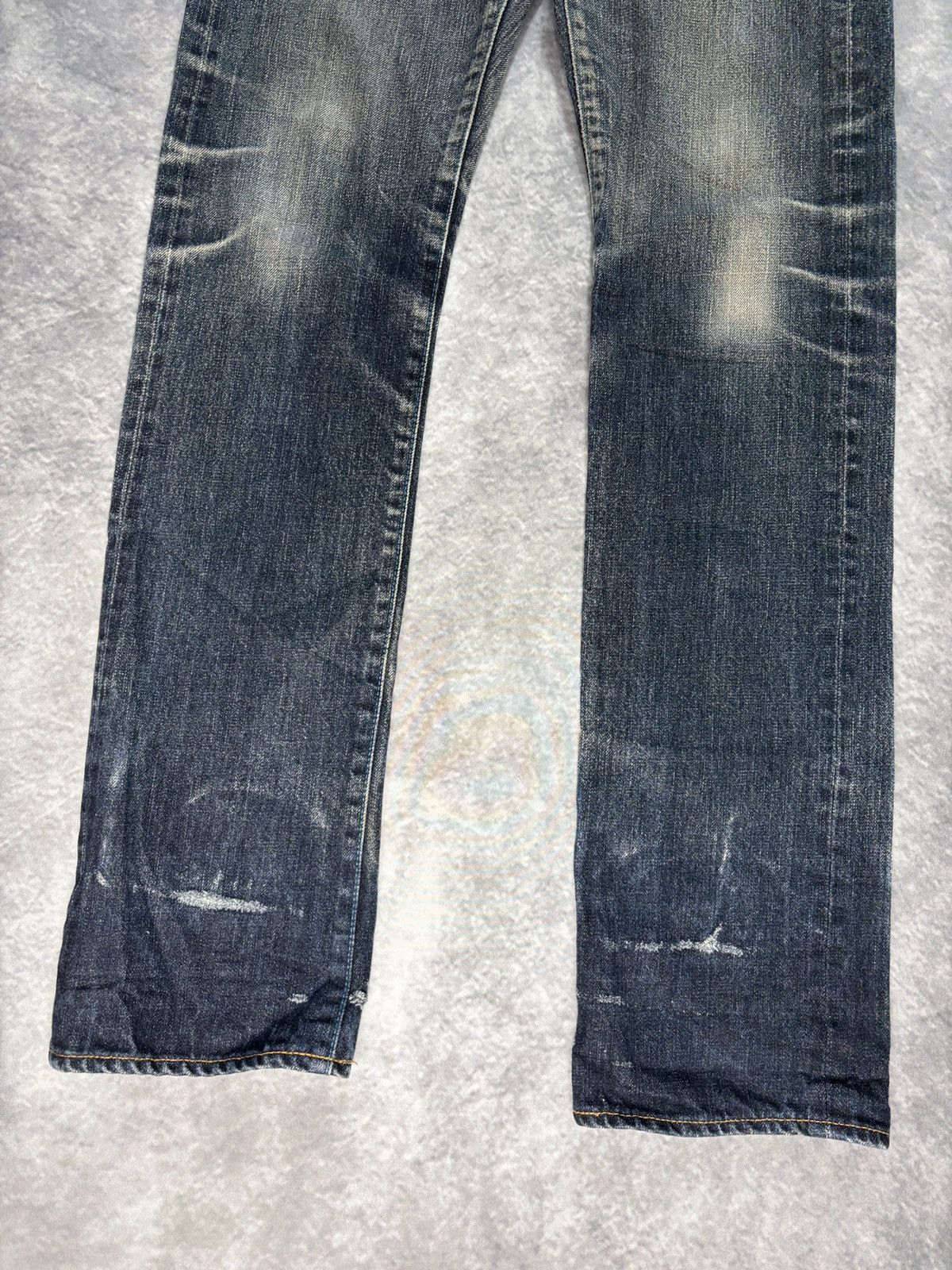 Blue Blue Japan × Japan Blue × Japan Blue Jeans Japan Blue Jeans Selvedge Denim Made in Japan JP 9201 Repair Size US 30 / EU 46 - 15 Thumbnail