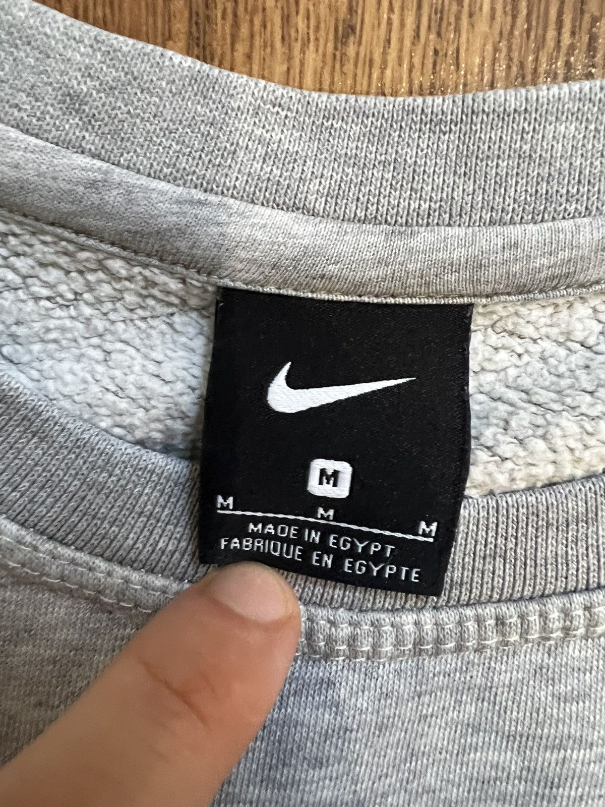 Nike × Vintage Nike crewneck sweatshirt vintage grey 90s retro Y2k Size US M / EU 48-50 / 2 - 6 Thumbnail