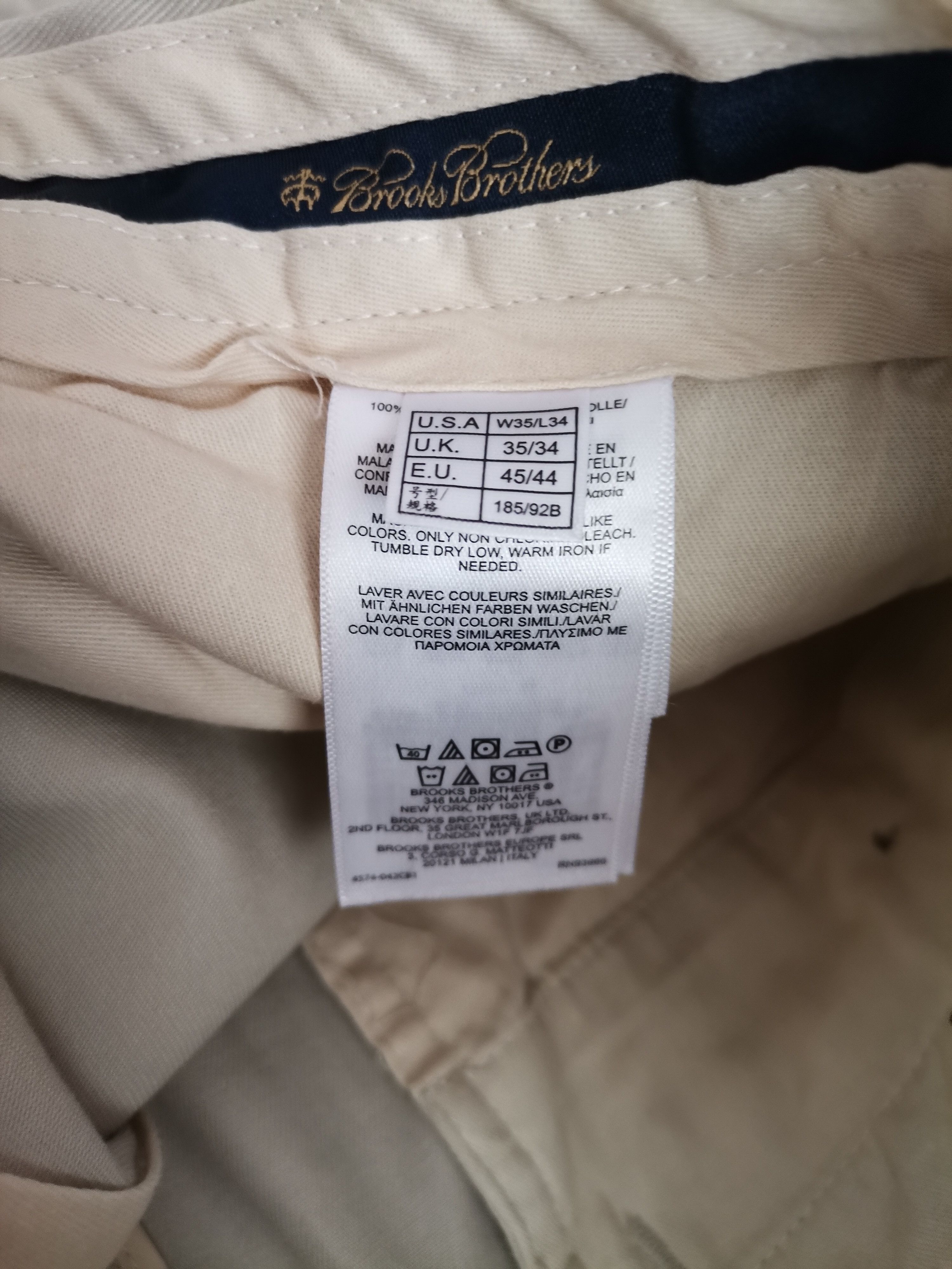 Brooks Brothers Vintage Brooks Brothers Elliot Chino Pants Size US 35 - 3 Thumbnail