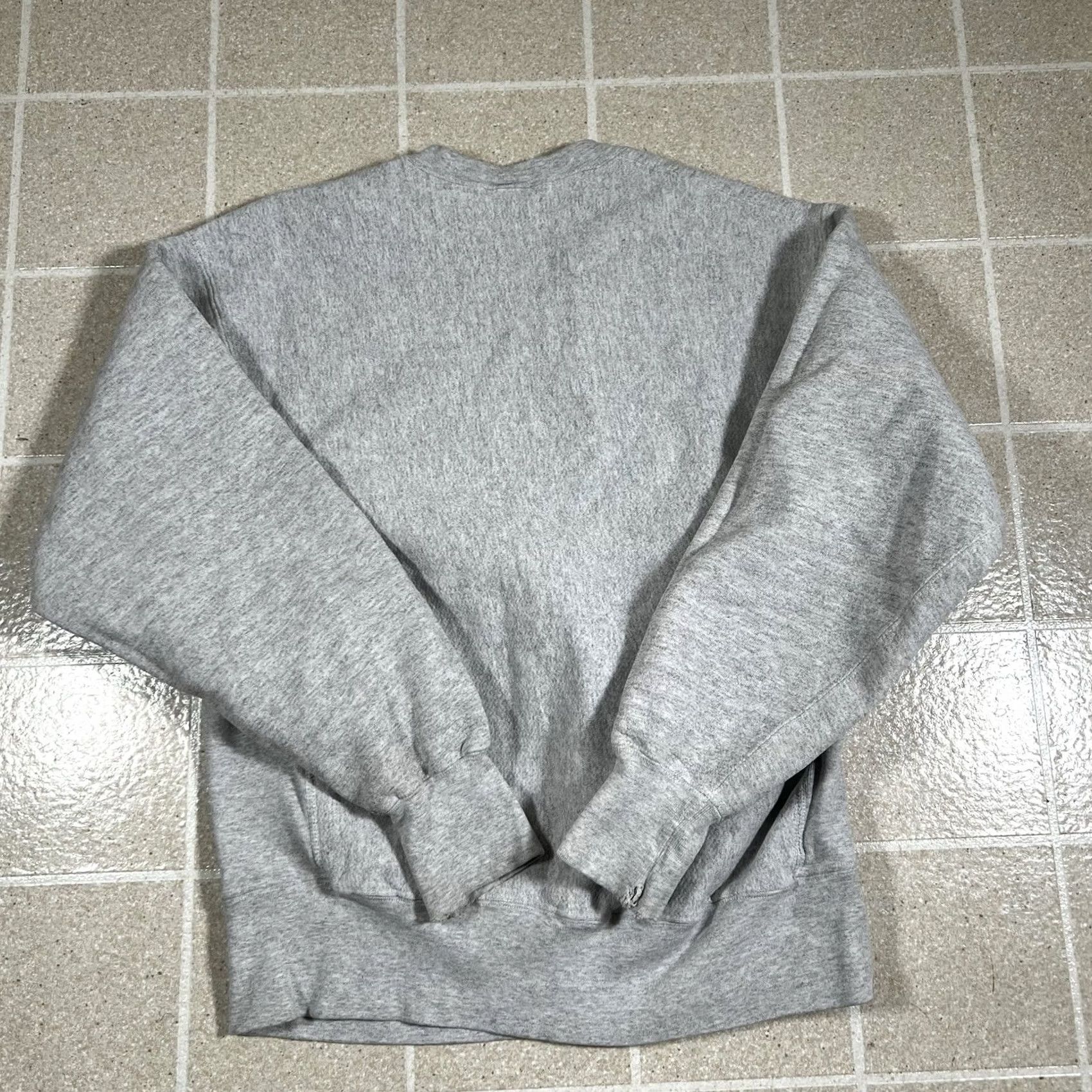 Lee VINTAGE Lee Sweatshirt Crewneck Mens Size M Gray Heather Pullover - CPA Stains Waist/Length 25in Pit 22in Size US M / EU 48-50 / 2 - 2 Thumbnail