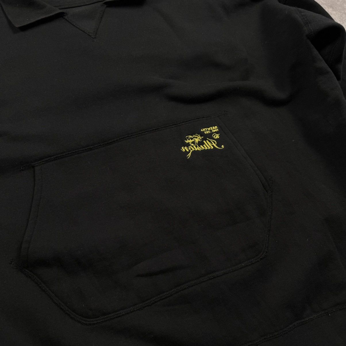 Raf Simons Raf Simons AW19 Black Illusion Collar Sweatshirt Size US XL / EU 56 / 4 - 2 Thumbnail