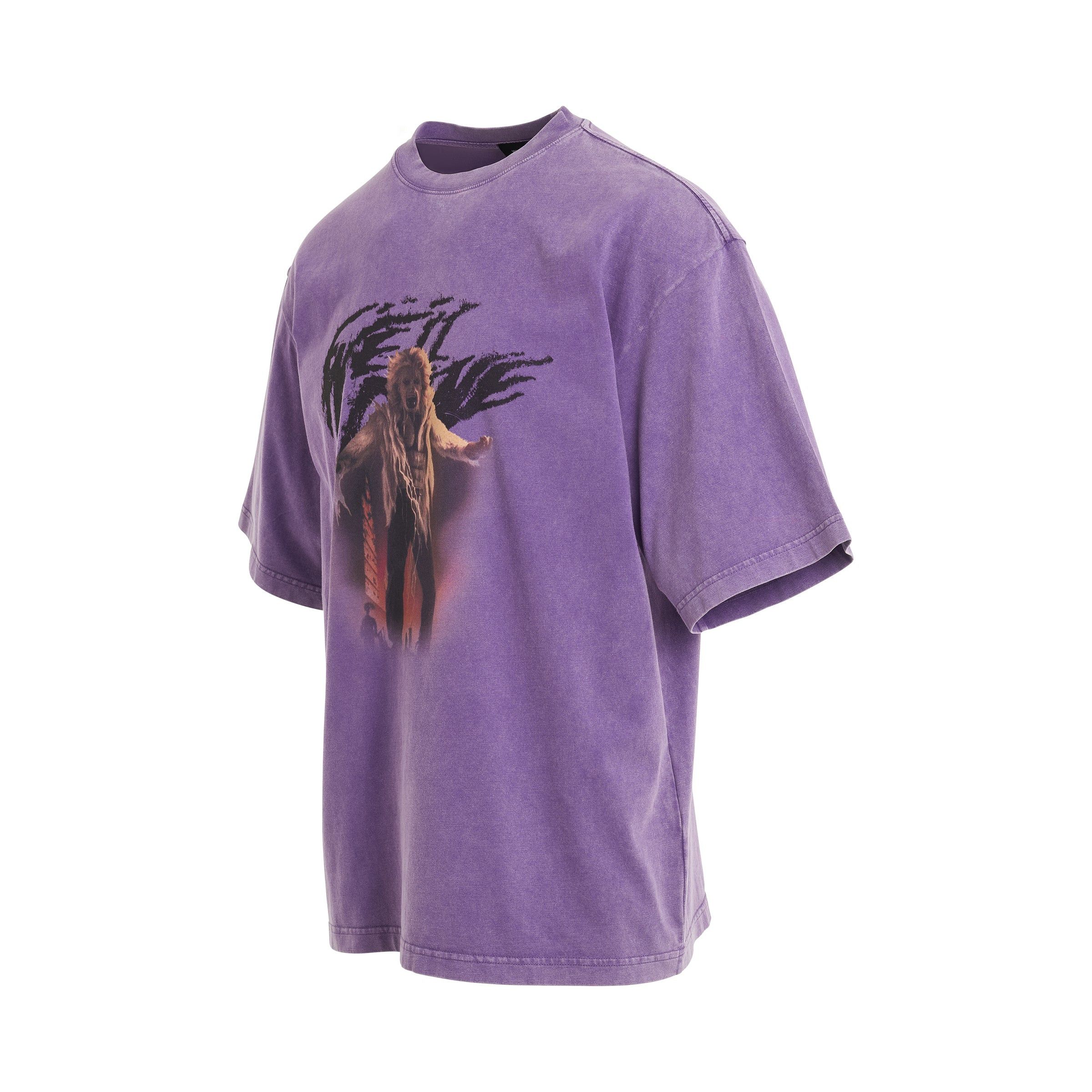 WE11DONE o1mris0824 Horror Print T-Shirt in Purple Size US S / EU 44-46 / 1 - 2 Thumbnail