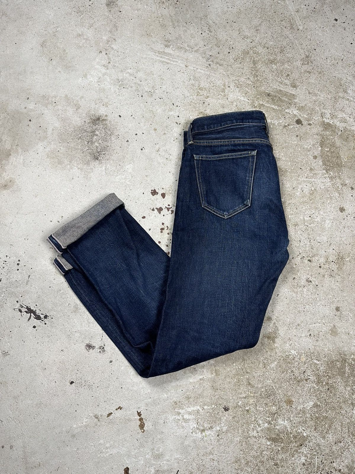 ‼️ Uniqlo All Made in Japan Selvedge Navy Denim Pants