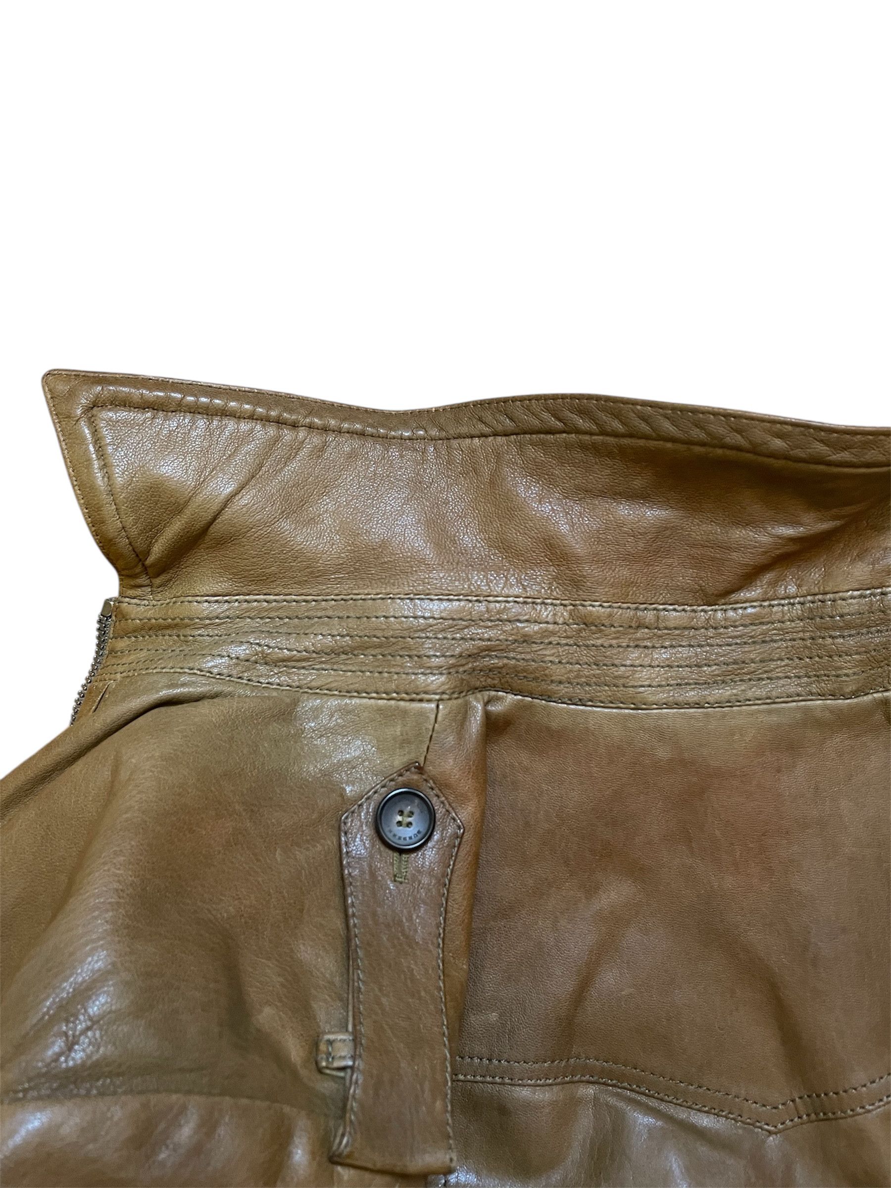 Burberry Burberry Leather Avirex Bomber Jacket Size US L / EU 52-54 / 3 - 16 Thumbnail