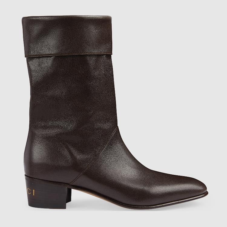 Gucci o1mt1gz0325 Heeled Boots in Brown Size US 7 / EU 40 - 3 Thumbnail
