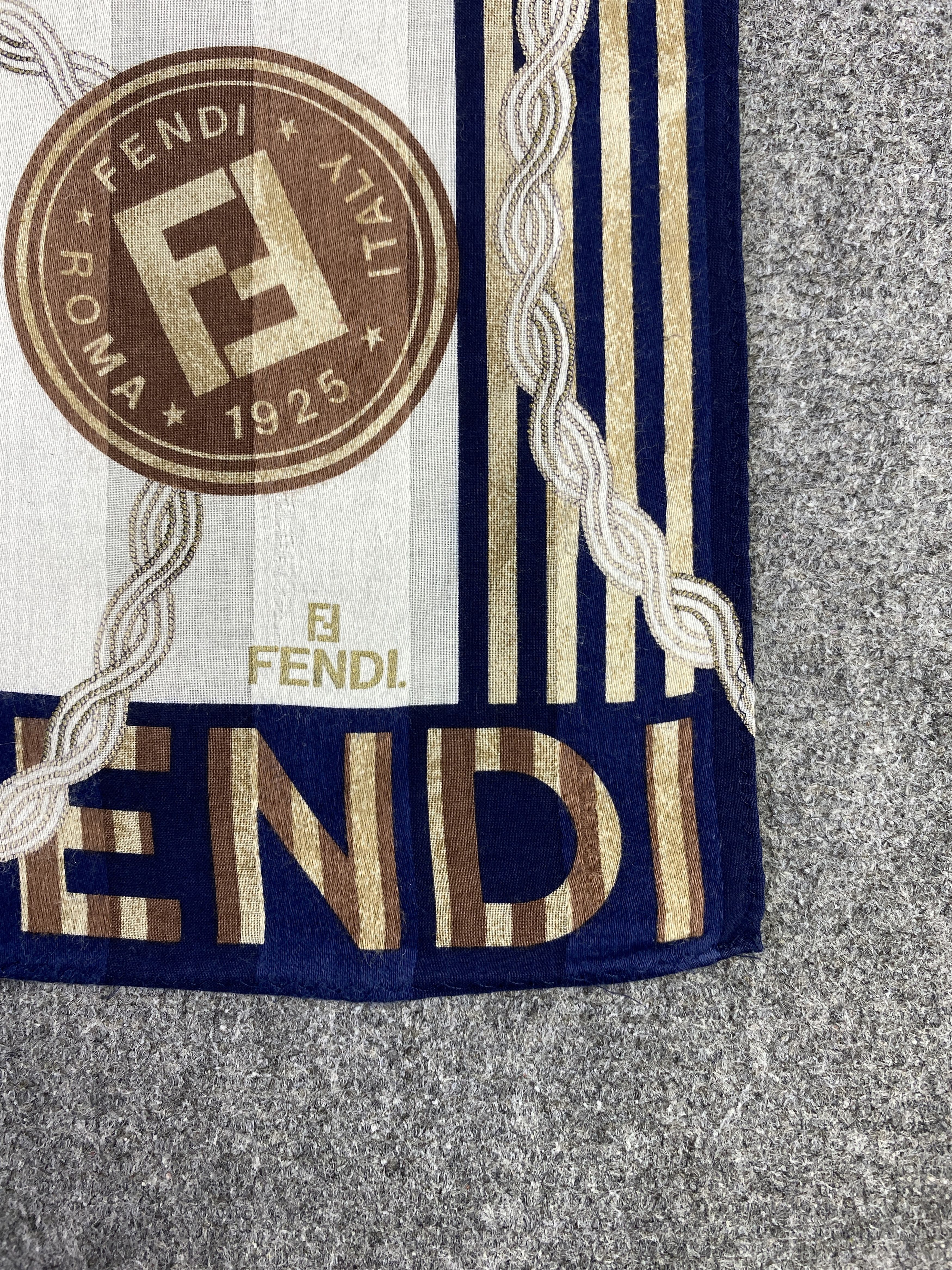 Fendi Vintage Fendi Handkerchief / Neckerchief KT0081 Size ONE SIZE - 5 Thumbnail