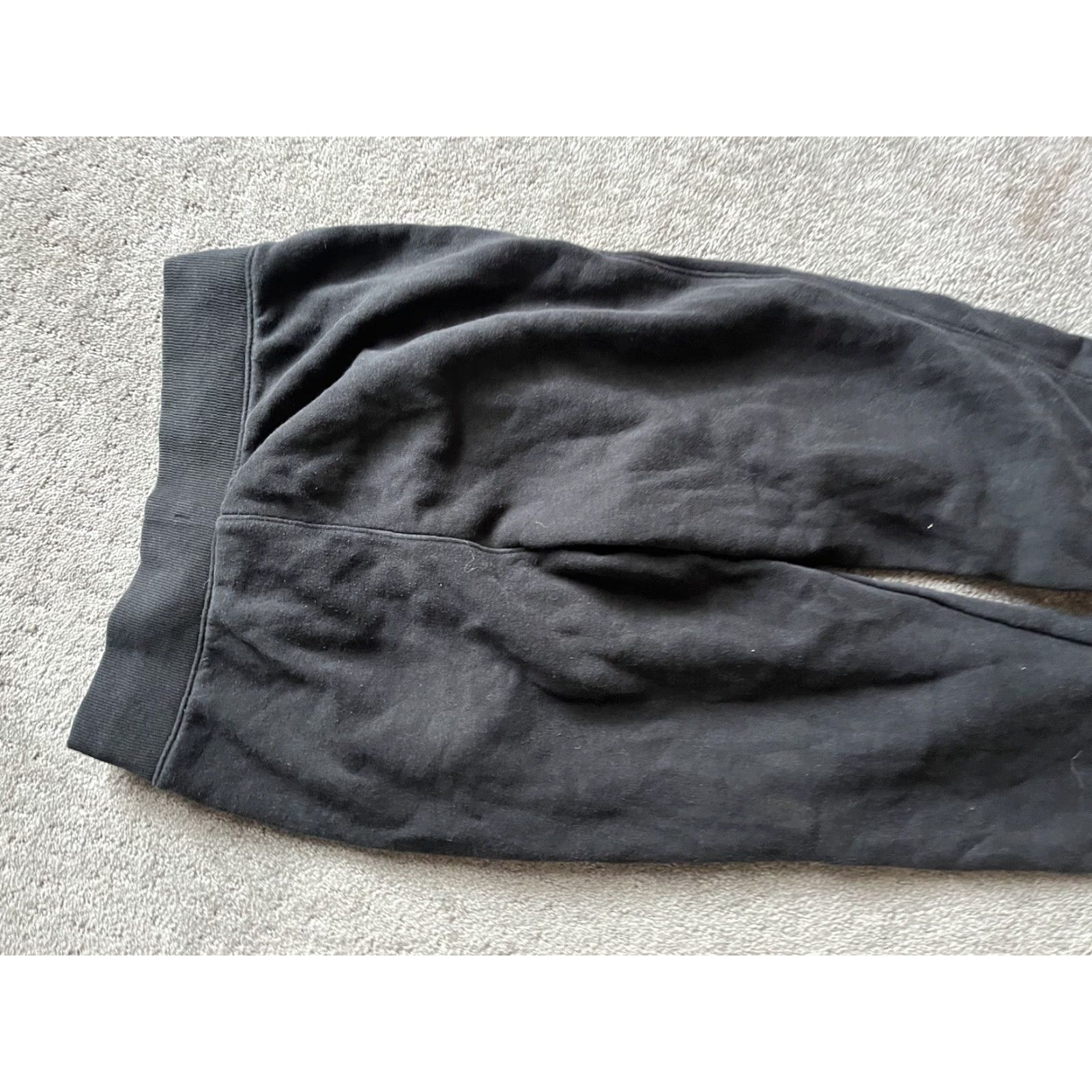 Fila FILA Sweatpants Mens Small Black Joggers Drawstring Tapered Athletic Size US 29 - 4 Thumbnail