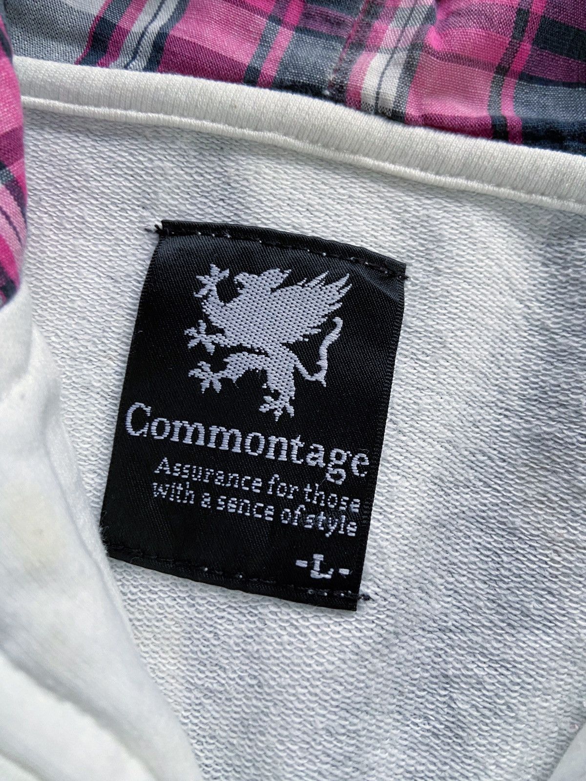 Japanese Brand COMMONTAGE PUNK 76 TRASHED ZIP HOODIE Size US M / EU 48-50 / 2 - 13 Thumbnail