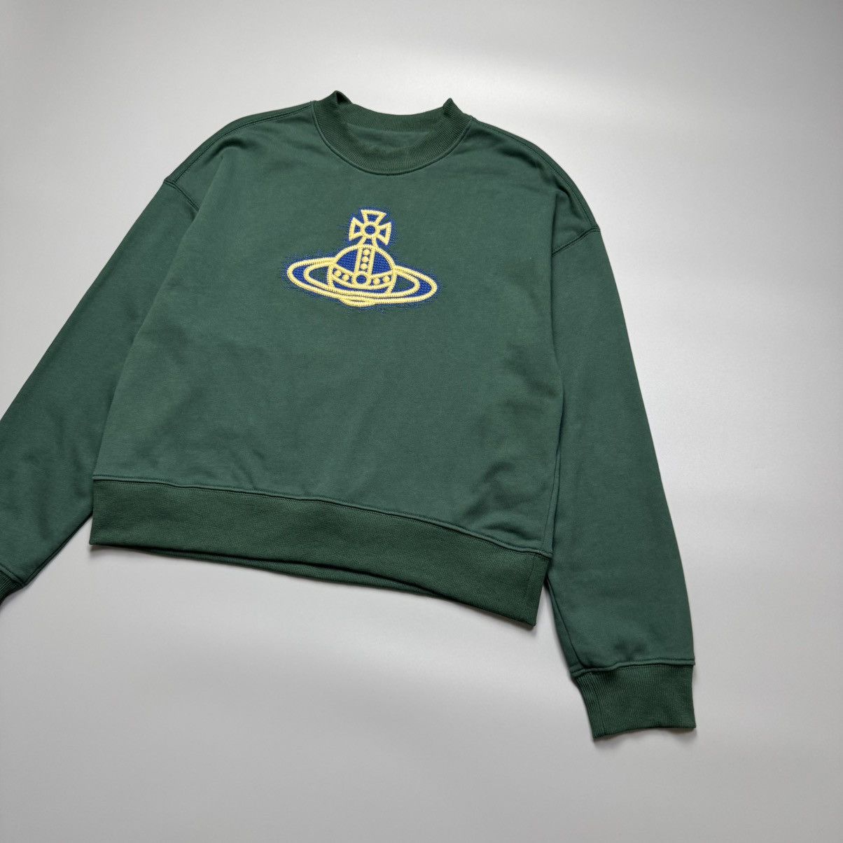 Vivienne Westwood Vivienne Westwood - Big Orb Embroidered Logo Cropped Size S / US 4 / IT 40 - 2 Thumbnail
