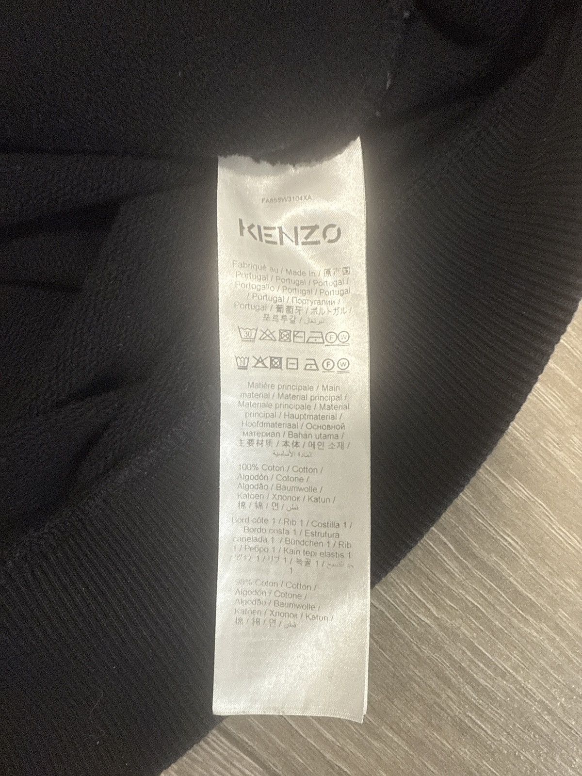 Kenzo kenzo hoodie blue/black Size US L / EU 52-54 / 3 - 5 Thumbnail