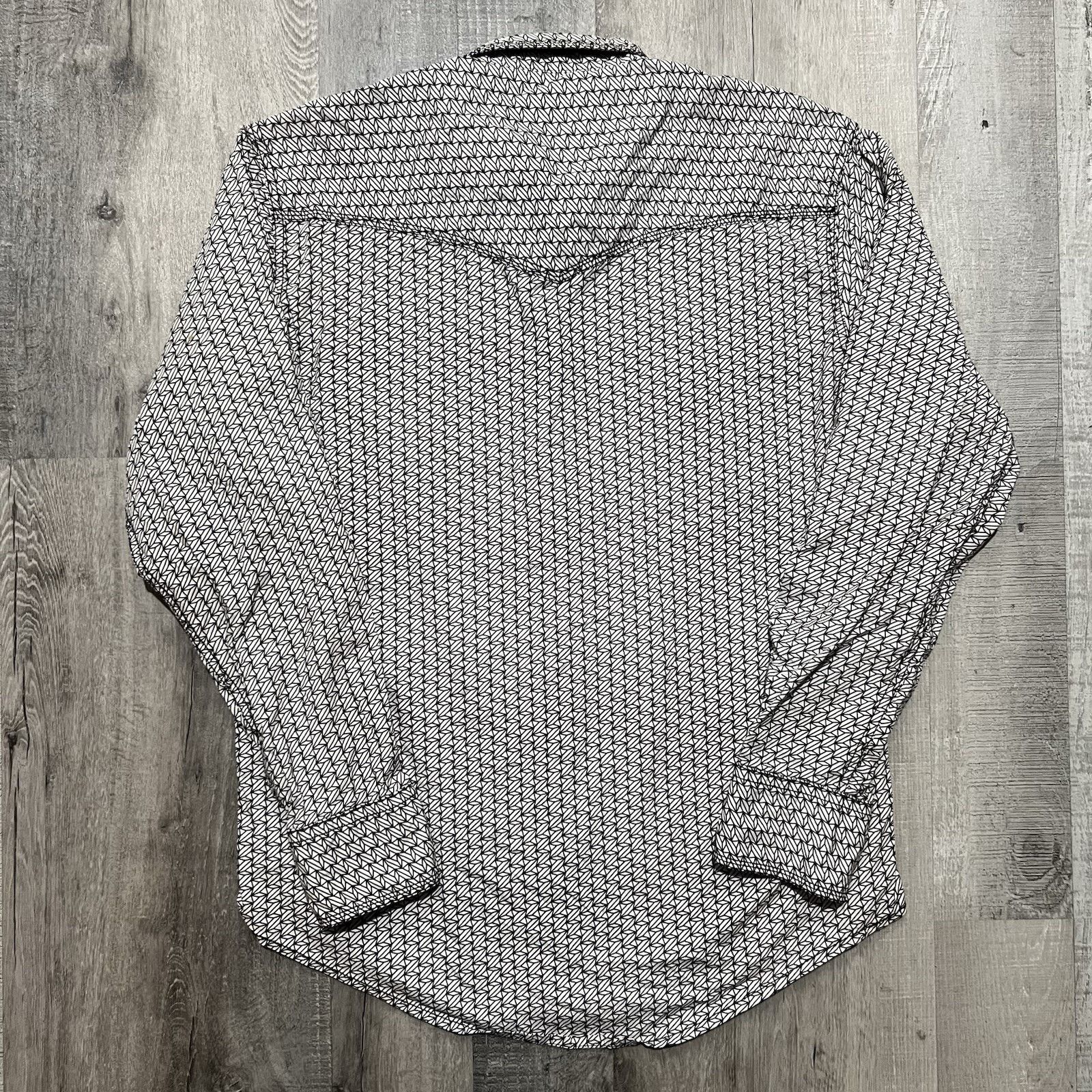 Wrangler Wrangler Pearl Snap Geometric Print Shirt 20X Competition M Size US M / EU 48-50 / 2 - 2 Thumbnail