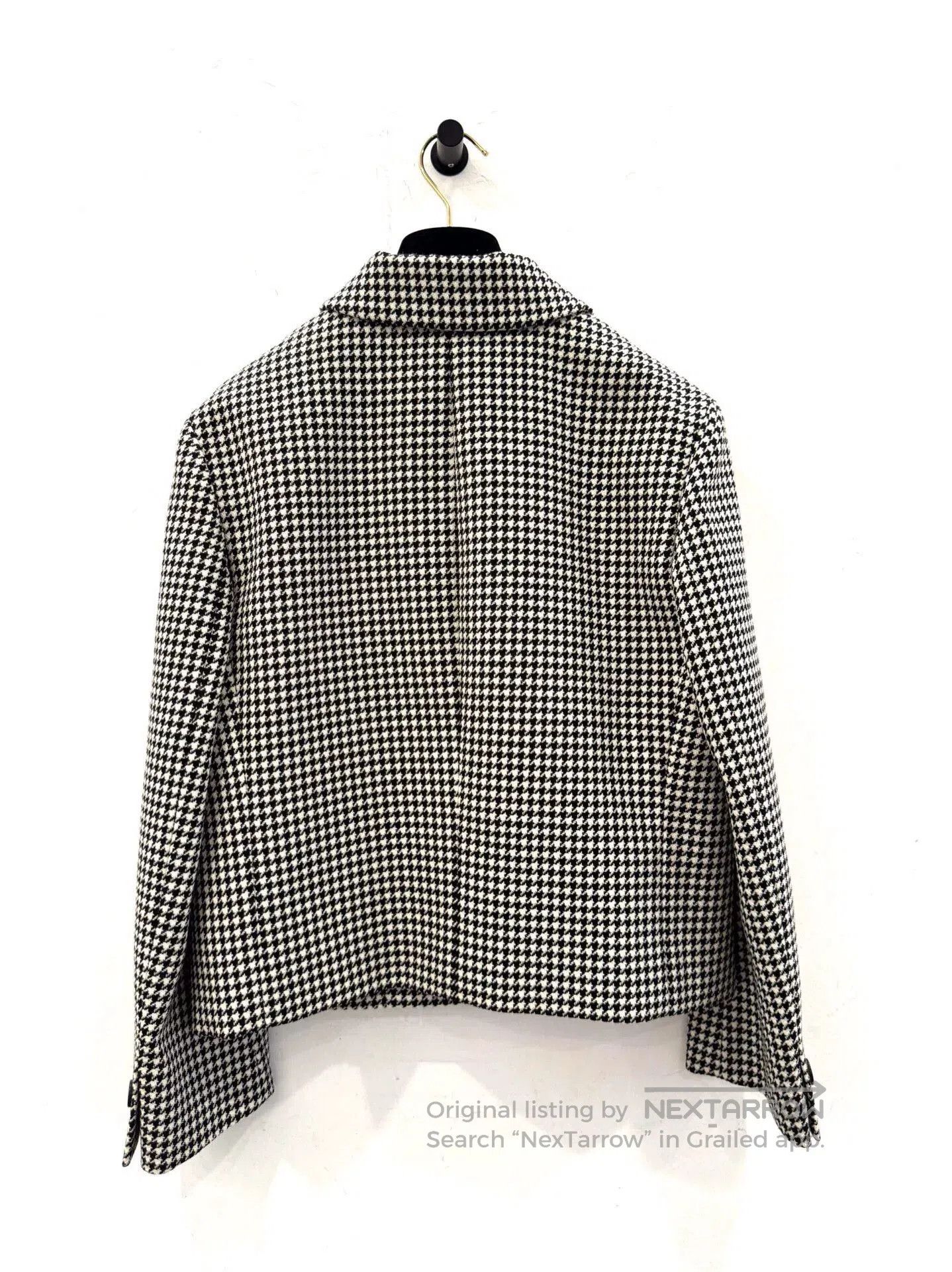 Dior Dior Women's Houndstooth Wool Jacket. Size XS / US 0-2 / IT 36-38 - 3 Thumbnail