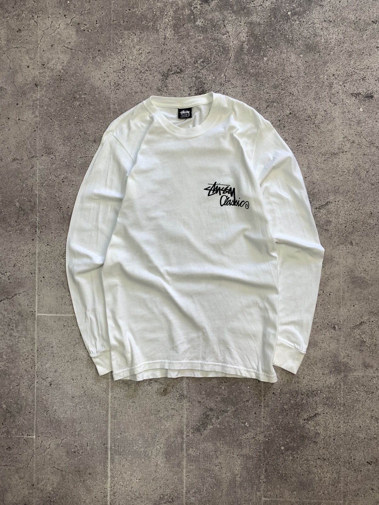 Japanese Brand × Stussy × Vintage Vintage Stussy Longsleeve Y2K streetwear sk8 faded tee Size US S / EU 44-46 / 1 - 2 Thumbnail