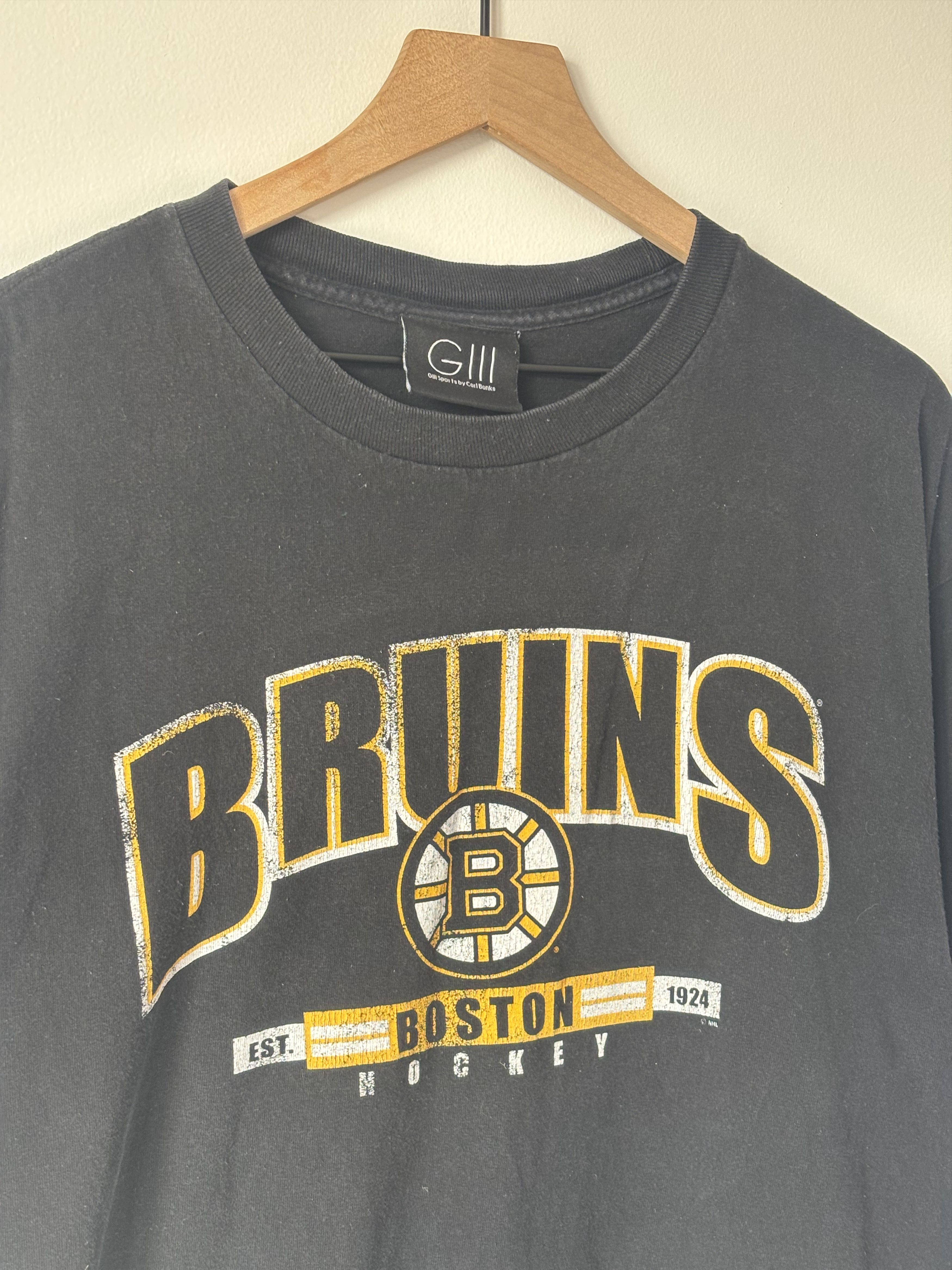 G-III Boston Bruins NHL Longsleeve Tee Black XL Hockey Size US XL / EU 56 / 4 - 5 Thumbnail