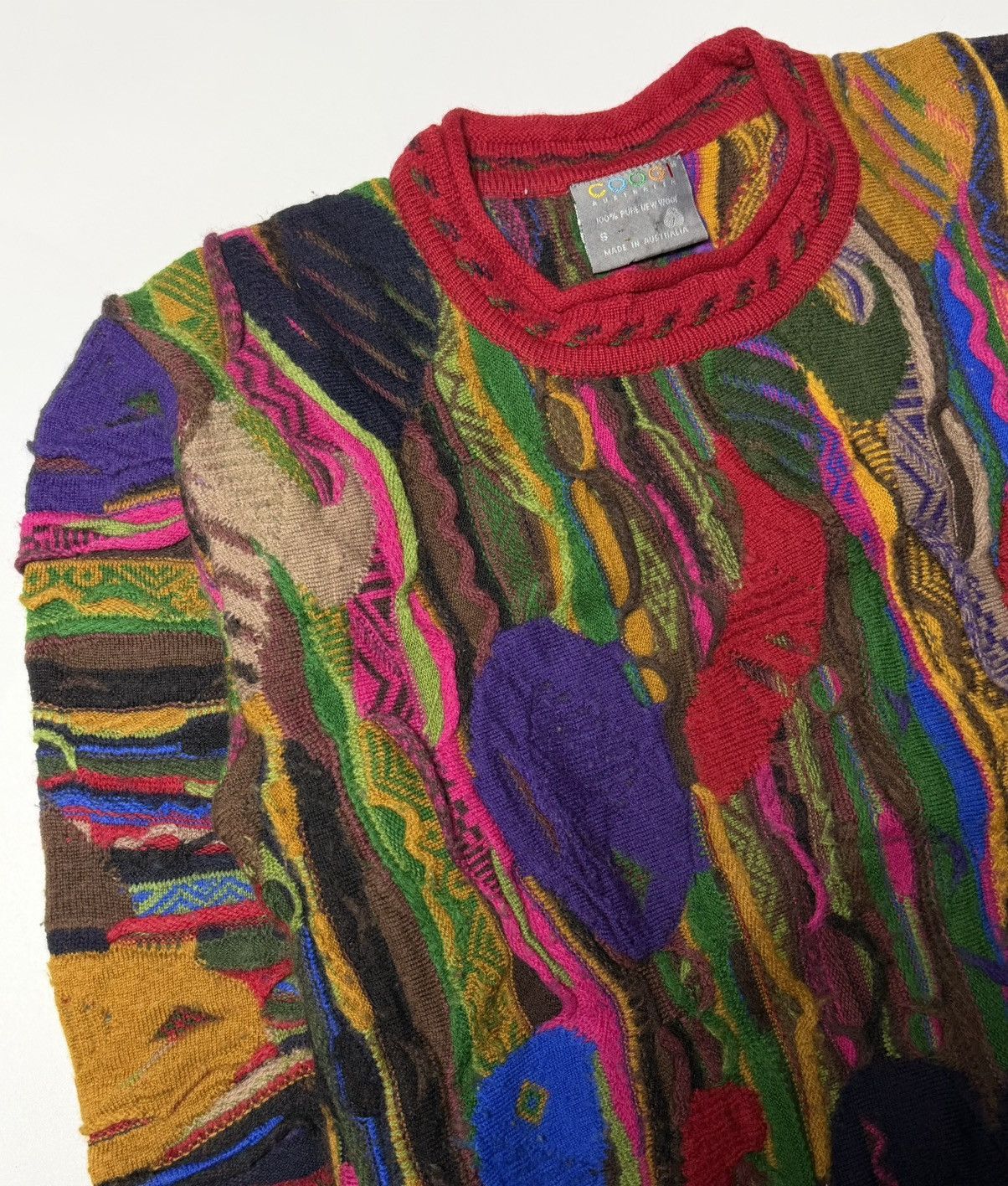Coogi Coogi - 3D Wool Sweater Size US S / EU 44-46 / 1 - 2 Thumbnail