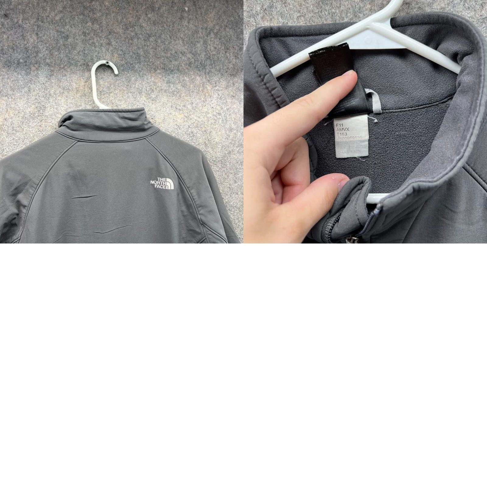 The North Face VINTAGE The North Face Sweater Womens L Gray Jacket Women Grey Full Zip Windbreaker Apex Denali Size L / US 10 / IT 46 - 9 Thumbnail