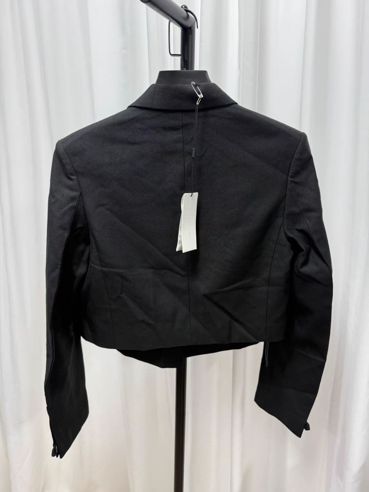Helmut Lang Helmut Lang Wool Cropped Blazer K20 Size XS / US 0-2 / IT 36-38 - 6 Thumbnail