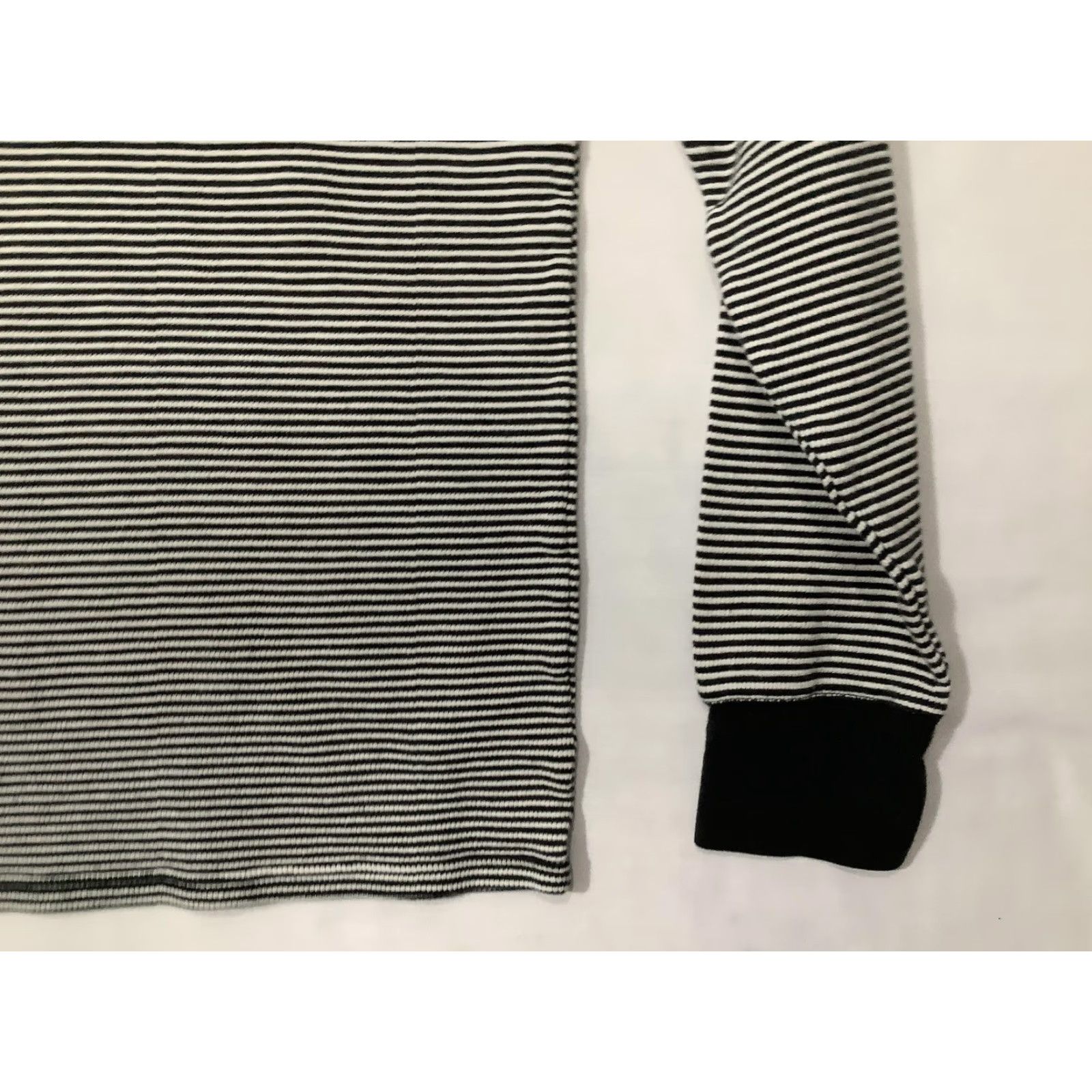 Polo Ralph Lauren Polo Ralph Lauren Shirt Mens Large Black Striped Long Sleeve Cotton Crewneck Size US L / EU 52-54 / 3 - 4 Thumbnail