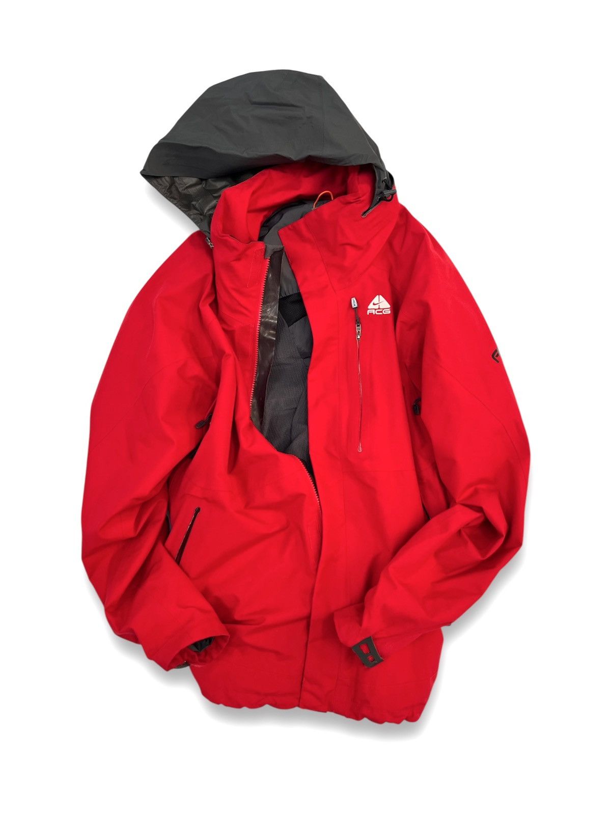 Nike ACG vintage Nike ACG Gore-Tex mountain jacket - Red - Size L Size US L / EU 52-54 / 3 - 16 Thumbnail