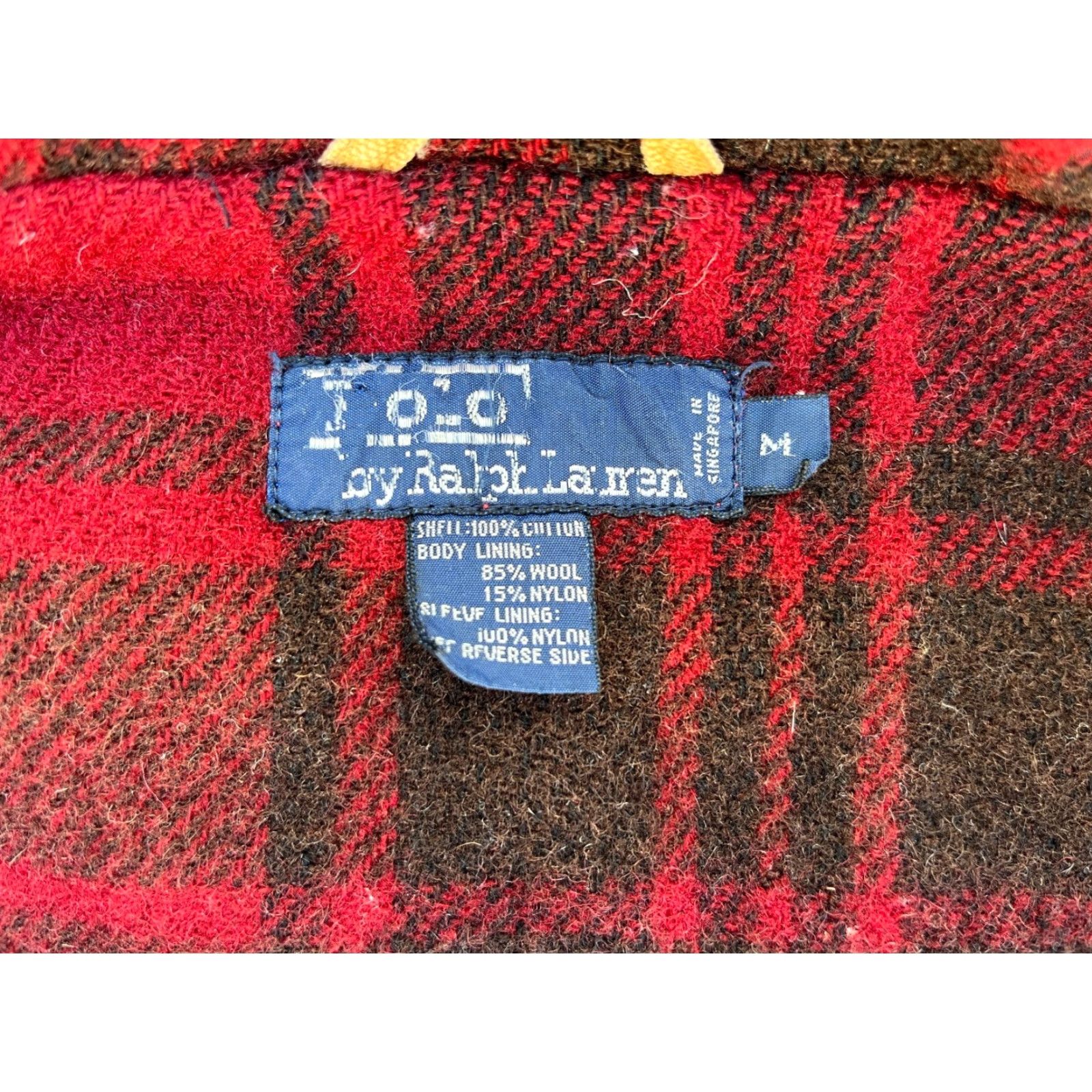 Polo Ralph Lauren VINTAGE Polo Ralph Lauren Barn Chore Coat Jacket Hooded Sz M Men's Canvas 90s Tan Wool Lining Pockets Hooded Casual Outdoors Mens Size US M / EU 48-50 / 2 - 4 Thumbnail