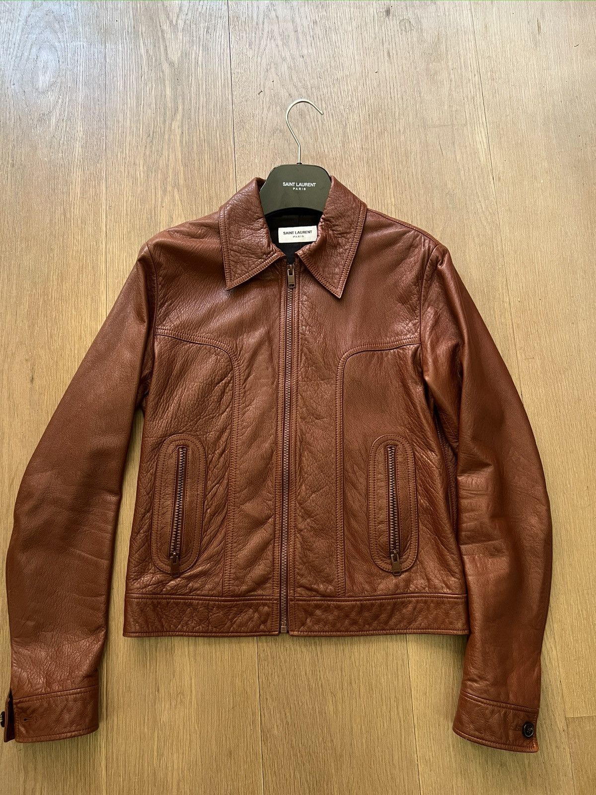 FW16 Cognac Leather Jacket