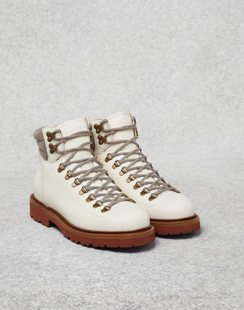 Brunello Cucinelli o1w1db10924 Boot in White Size US 12 / EU 45 - 2 Thumbnail