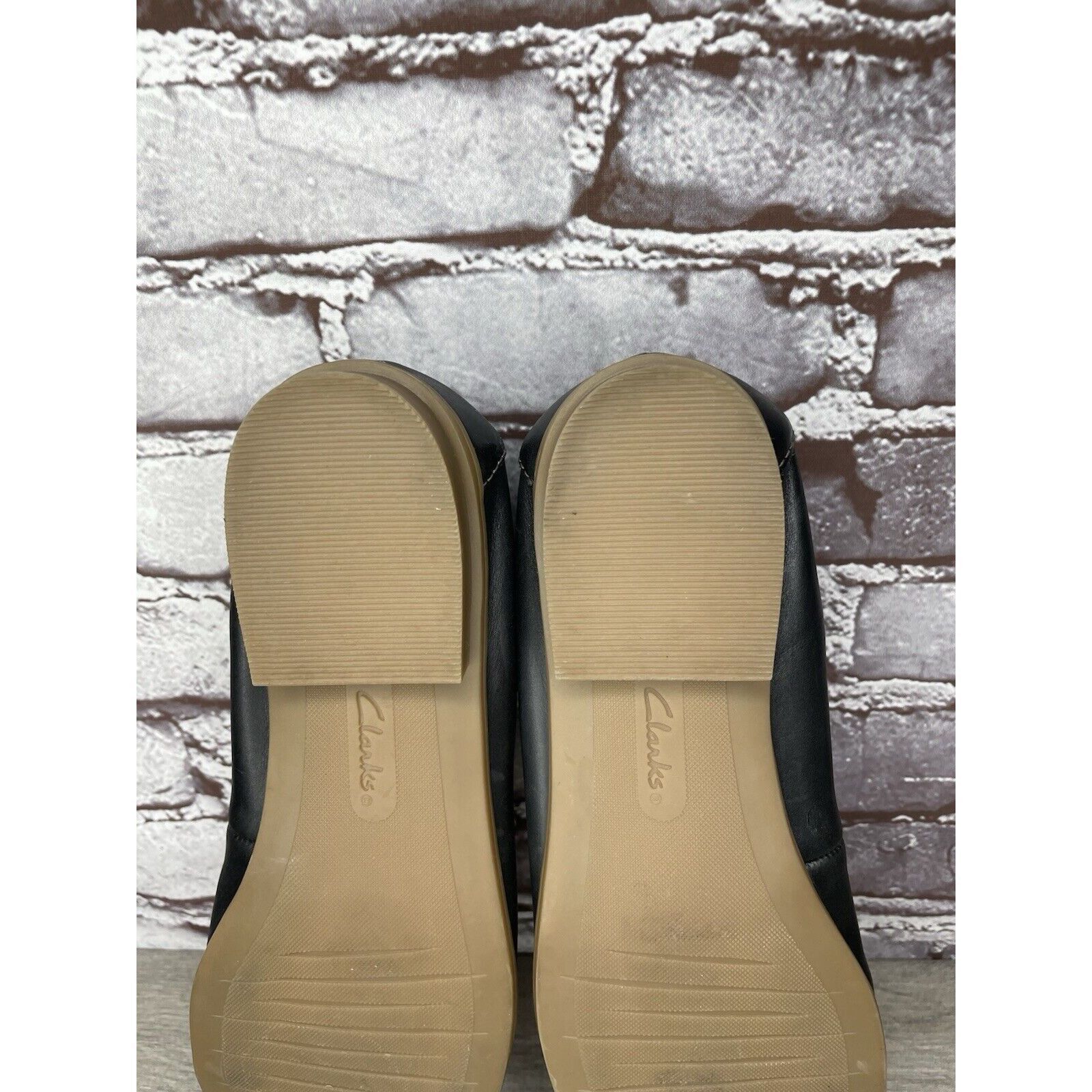 Clarks Clarks Collection Black Leather Slip On Flats Shoes Women Sz Size US 11 / IT 41 - 8 Thumbnail