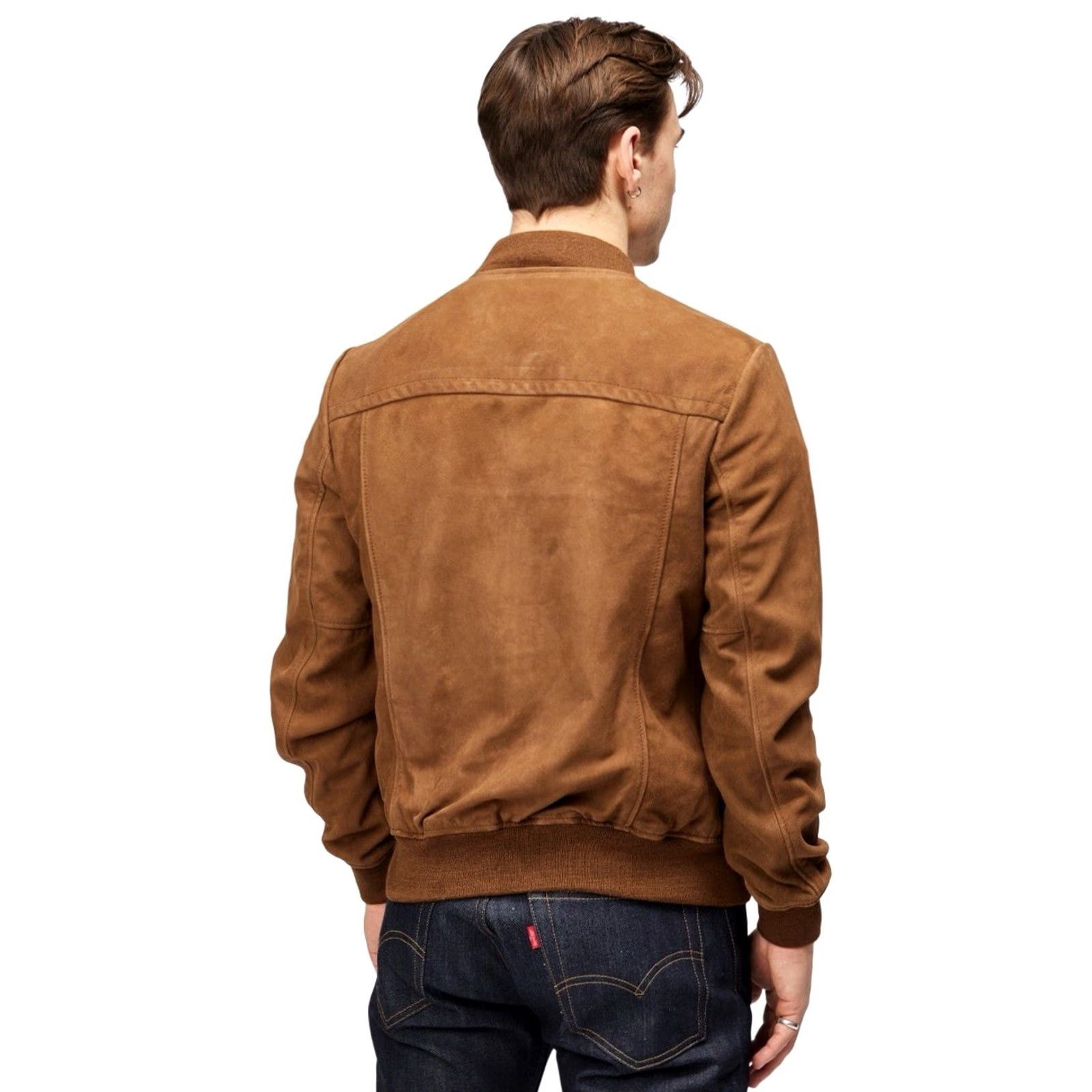 Schott VINTAGE Schott NYC Suede Leather Bomber Jacket Rust Retro Brown M Mens Size US M / EU 48-50 / 2 - 4 Thumbnail