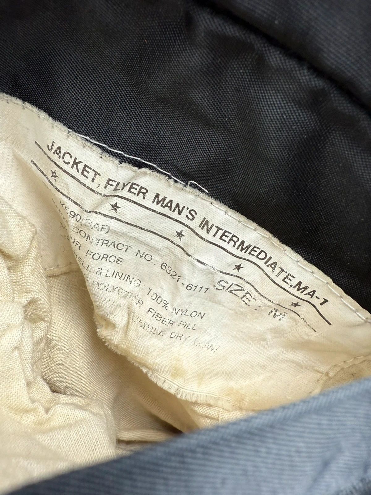 Other MA1 Bomber Jacket Flyer Man Intermediate size M Vintage Size US M / EU 48-50 / 2 - 7 Thumbnail