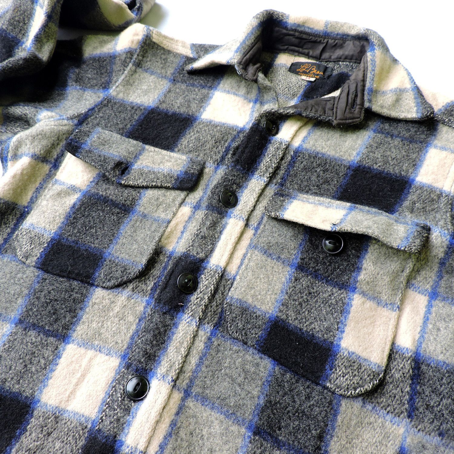 L.L. Bean × Vintage 50's LL. Bean Plaid Shirt Jacket Size US M / EU 48-50 / 2 - 4 Thumbnail