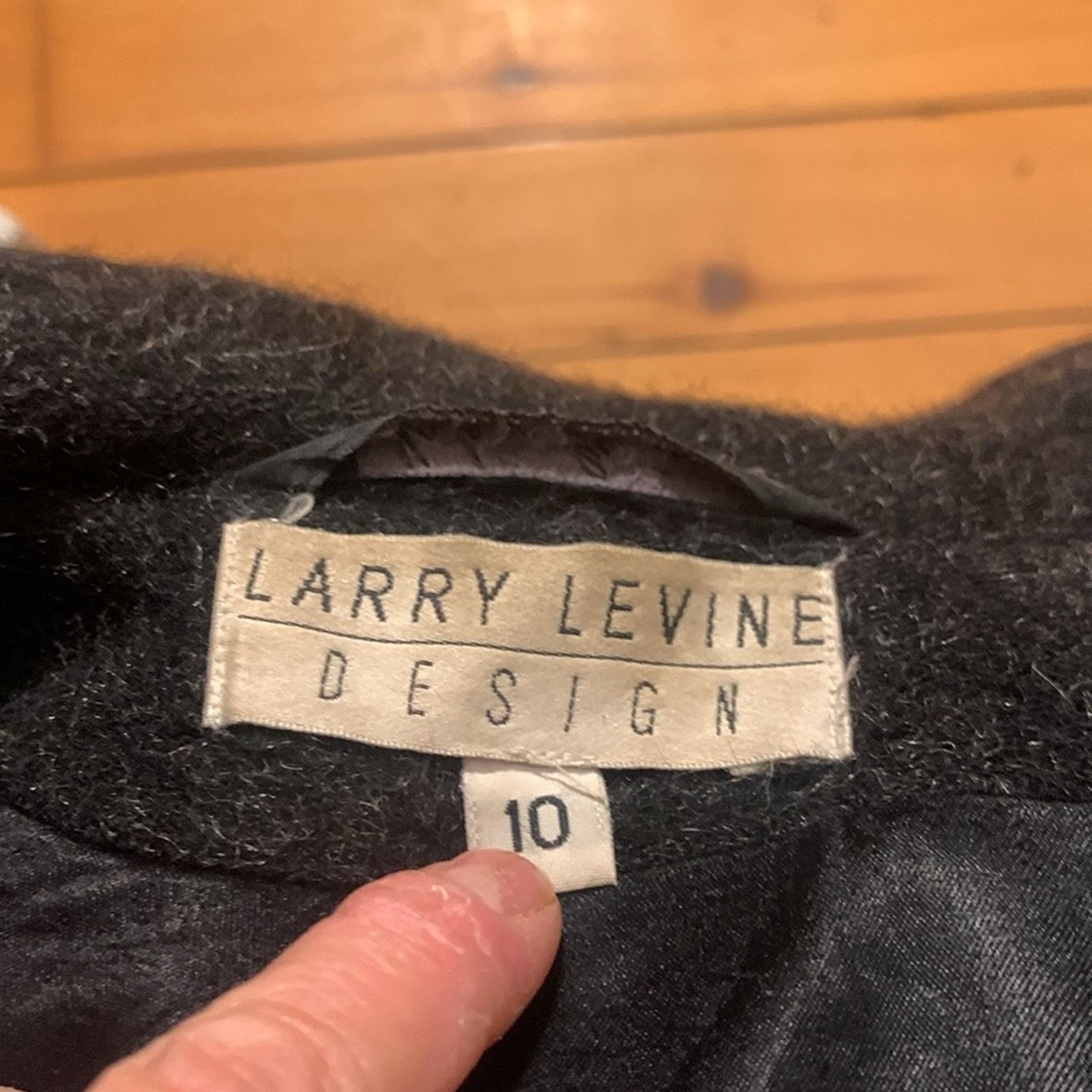 Vintage 90’s Larry Levine gray wool alpaca and mohair overcoat Size L / US 10 / IT 46 - 5 Thumbnail