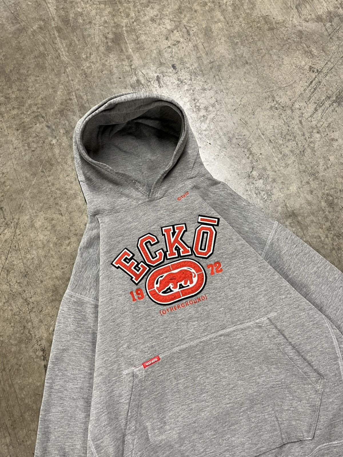 Ecko Unltd. Ecko utld y2k spell out boxy fit hoodie heavy cotton rare Size US L / EU 52-54 / 3 - 4 Thumbnail