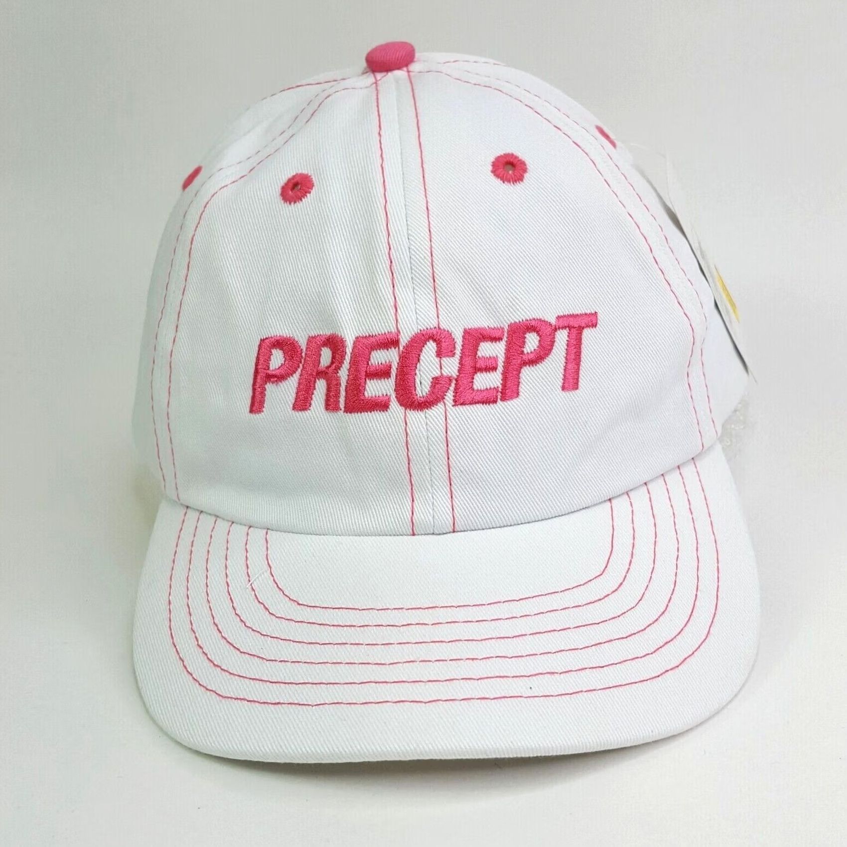 Pinko Precept Golf Women's Adjustable PGA Snapback Hat Baseball Cap White Pink Sports Size ONE SIZE - 2 Thumbnail