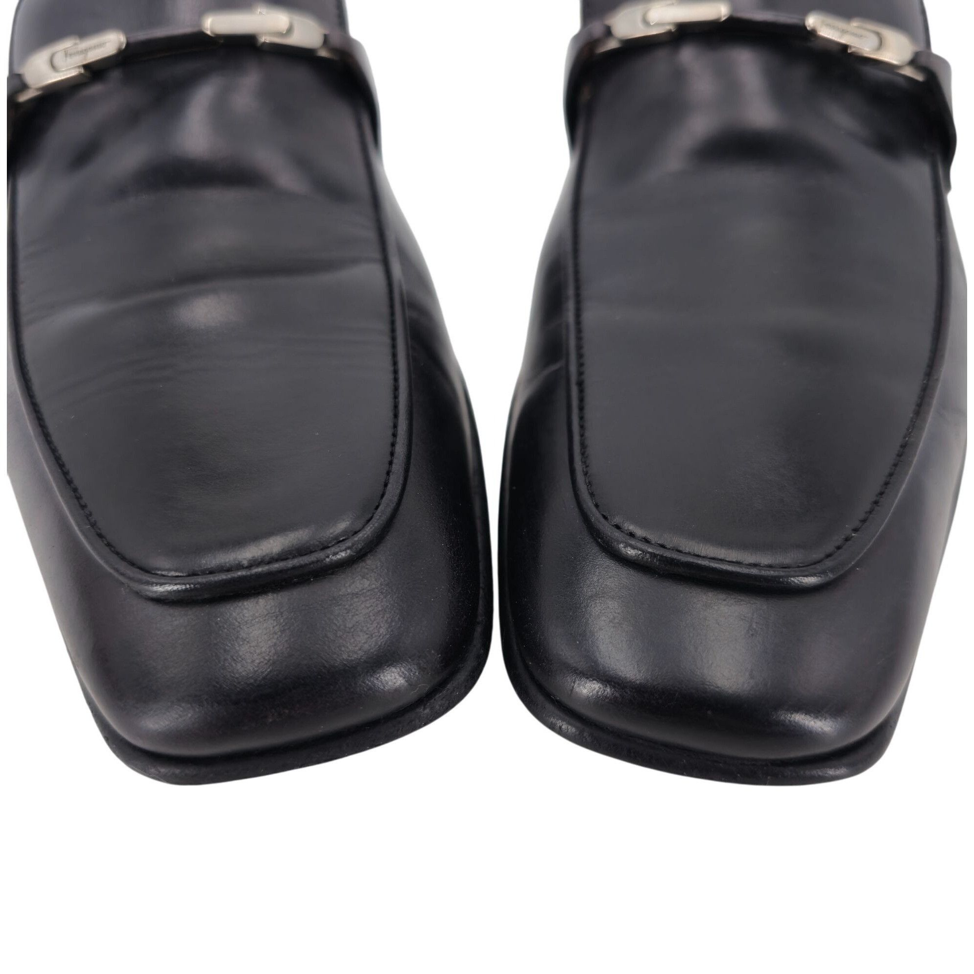 Salvatore Ferragamo Salvatore Ferragamo Italy Mens 6 Black Leather Dress Shoes Size US 6 / EU 39 - 11 Thumbnail