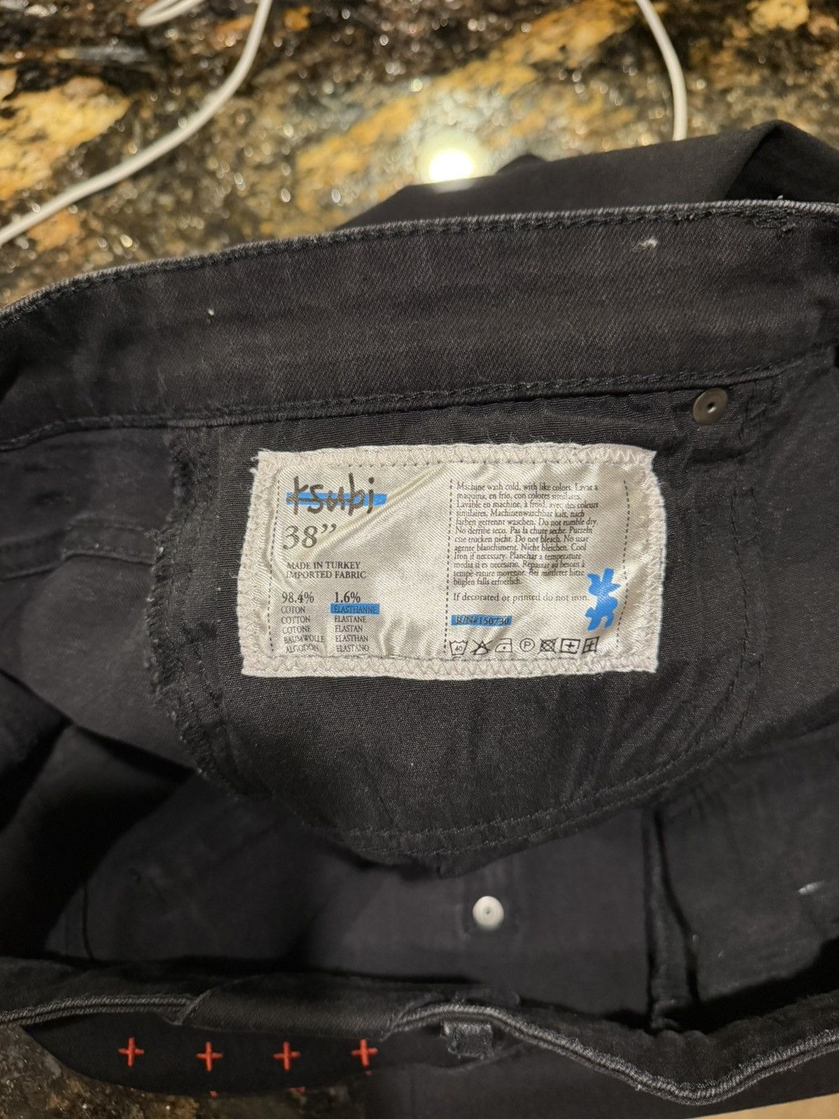 Ksubi Ksubi Black Denim Jeans Size US 38 / EU 54 - 10 Thumbnail