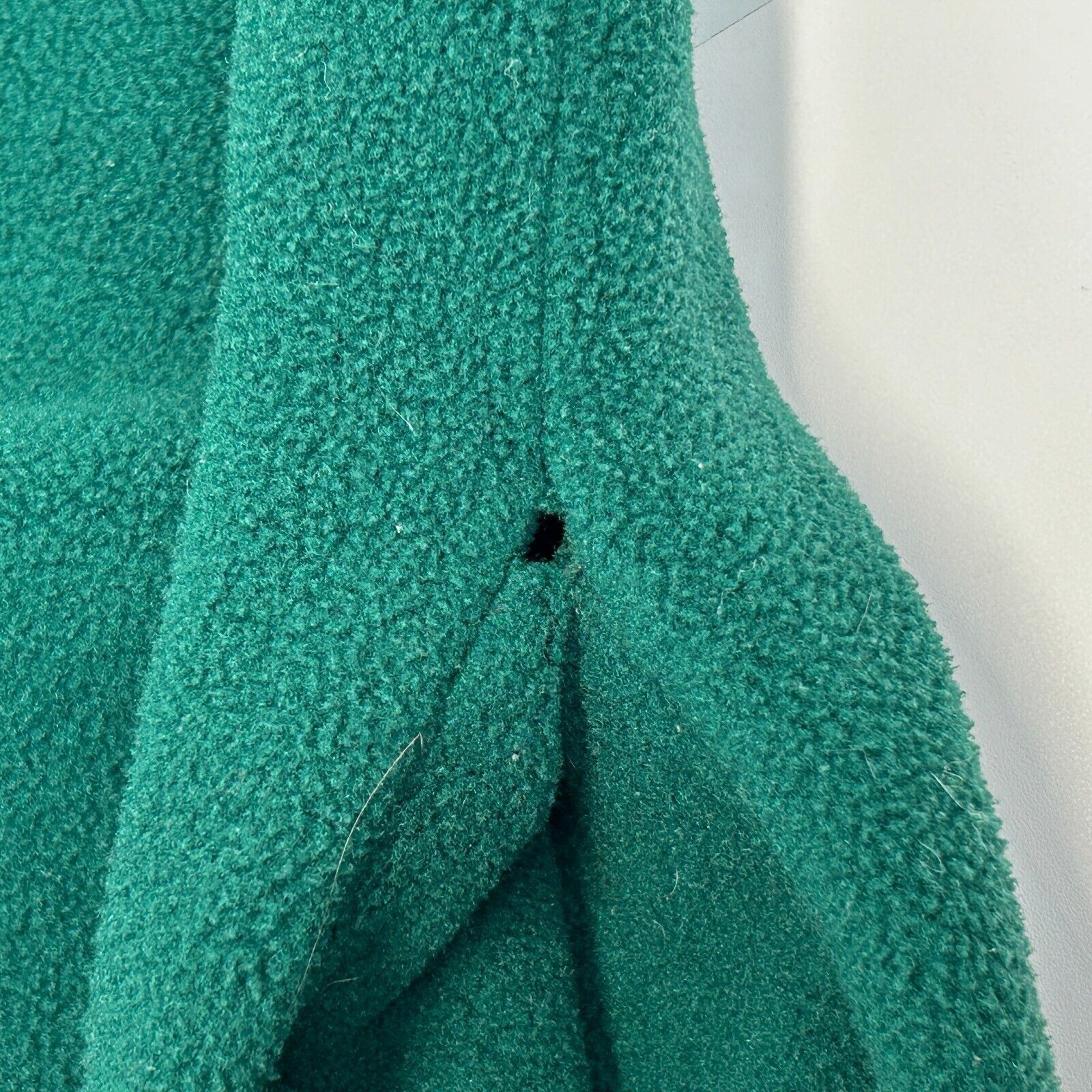 Lands' End Vintage Lands End Fleece Pajamas Unisex OSFA Green One Piece Size ONE SIZE - 3 Thumbnail