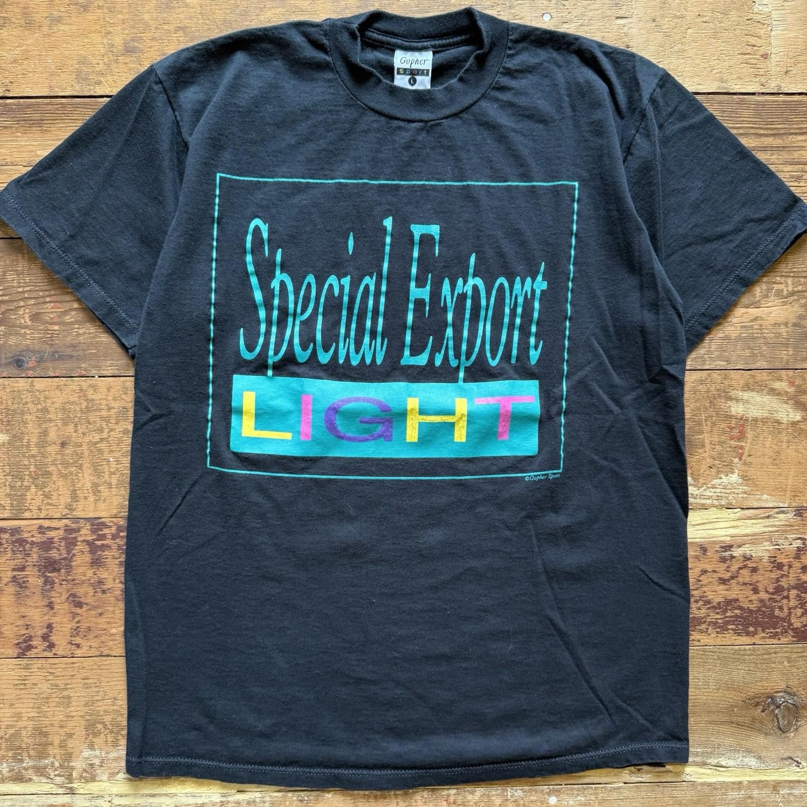 Vintage Vintage Heileman's Special Export Light Beer T-Shirt 90s L Size US L / EU 52-54 / 3 - 1 Thumbnail