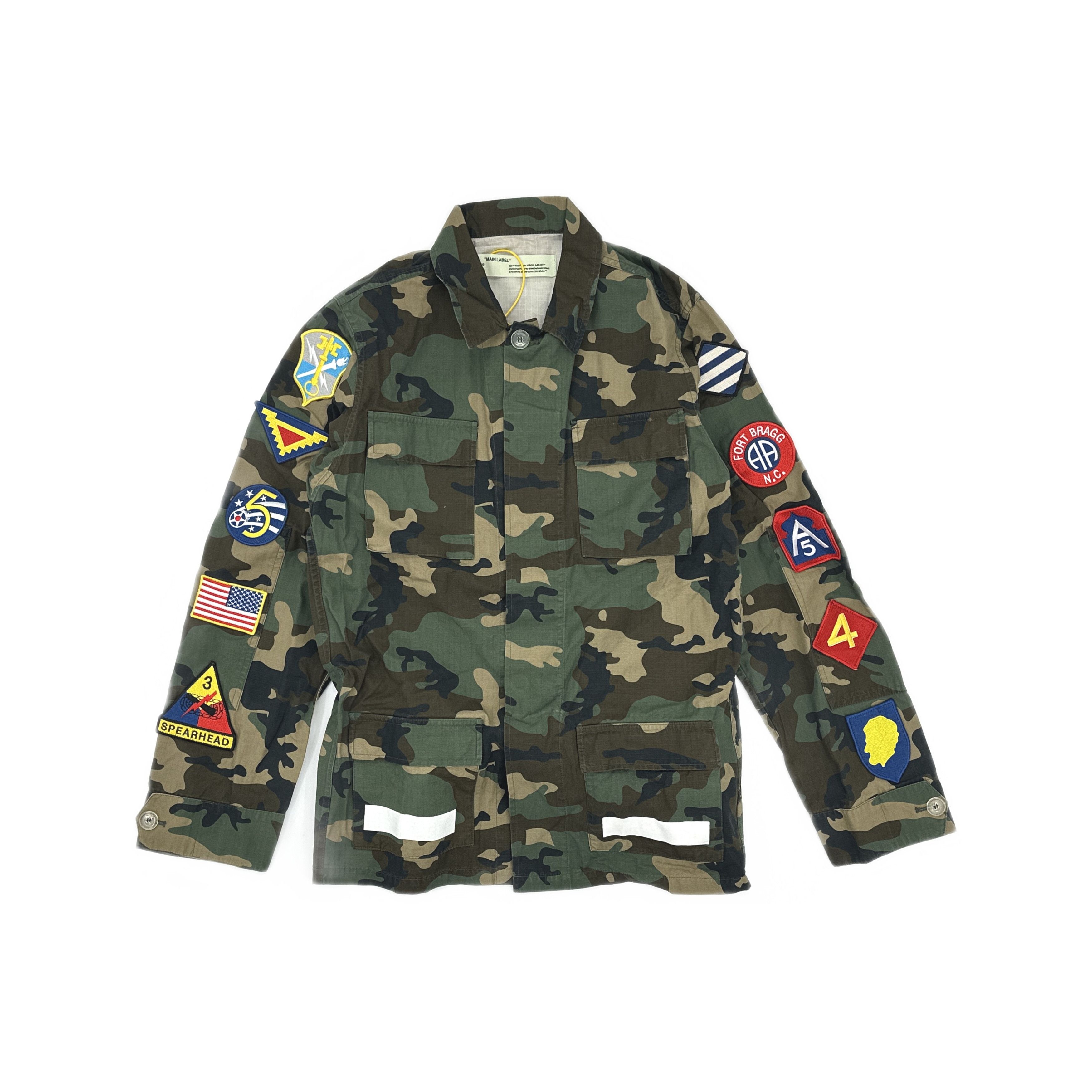 Off-White OFF-WHITE Camo Patch Field Jacket US XXS Size US XXS / EU 40 - 1 Thumbnail