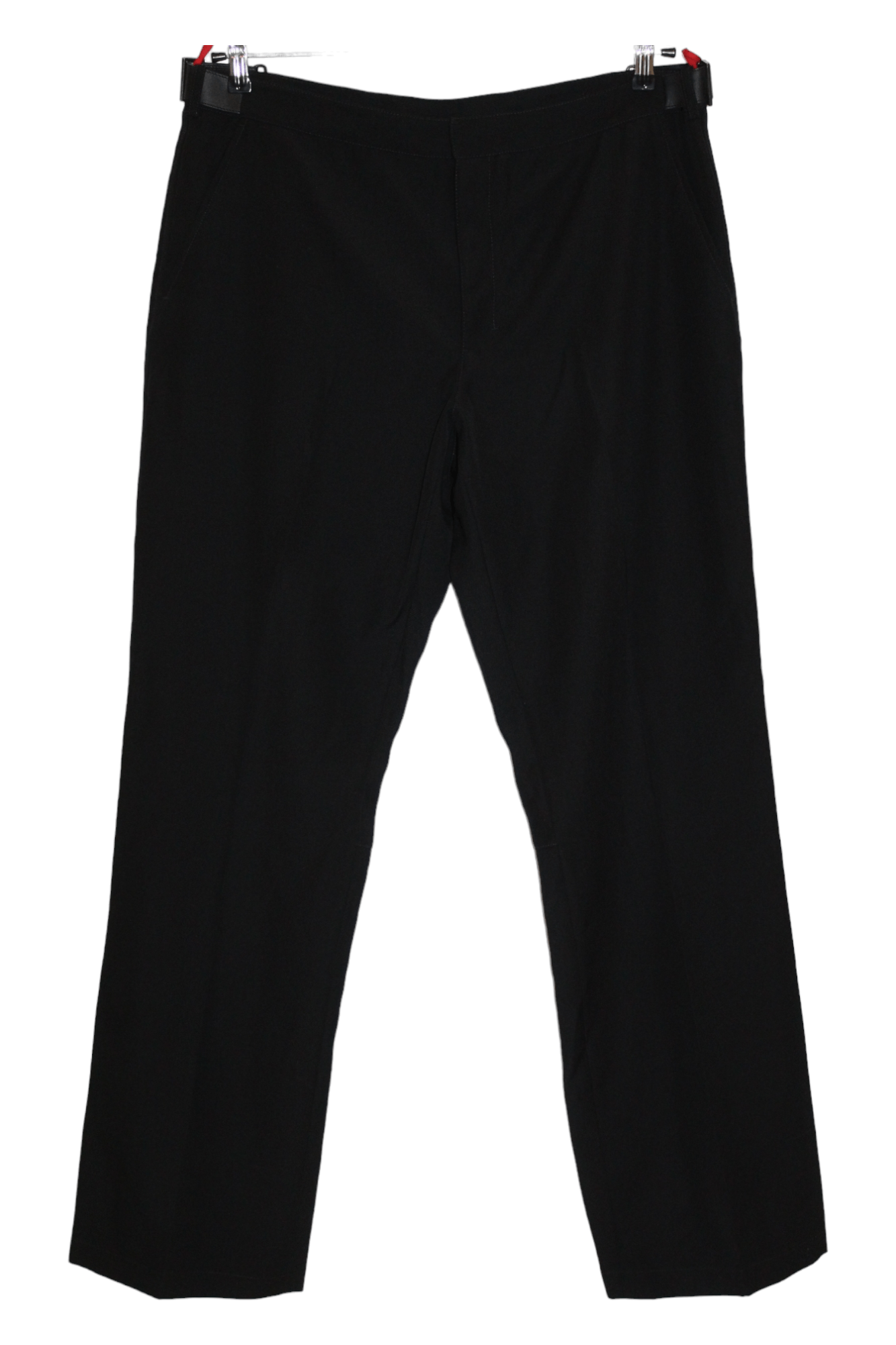 Prada Prada Linea Rossa Wide-leg Wool Twill Pants Pintuck Leather Size US 38 / EU 54 - 20 Thumbnail