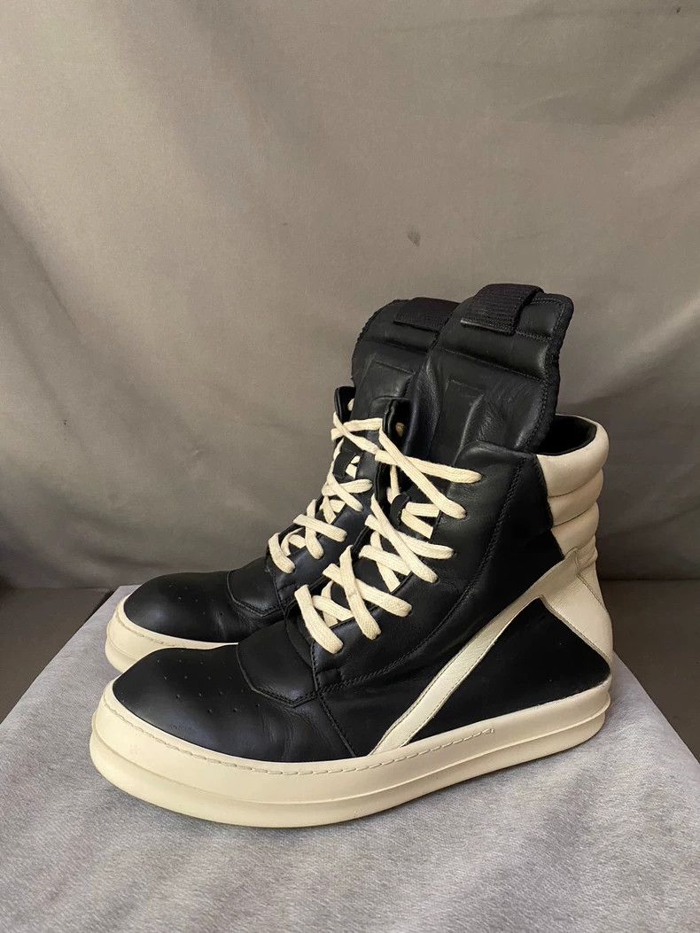 Rick Owens Rick Owens High-Top Leather Sneakers-yf Size US 9.5 / EU 42-43 - 1 Thumbnail