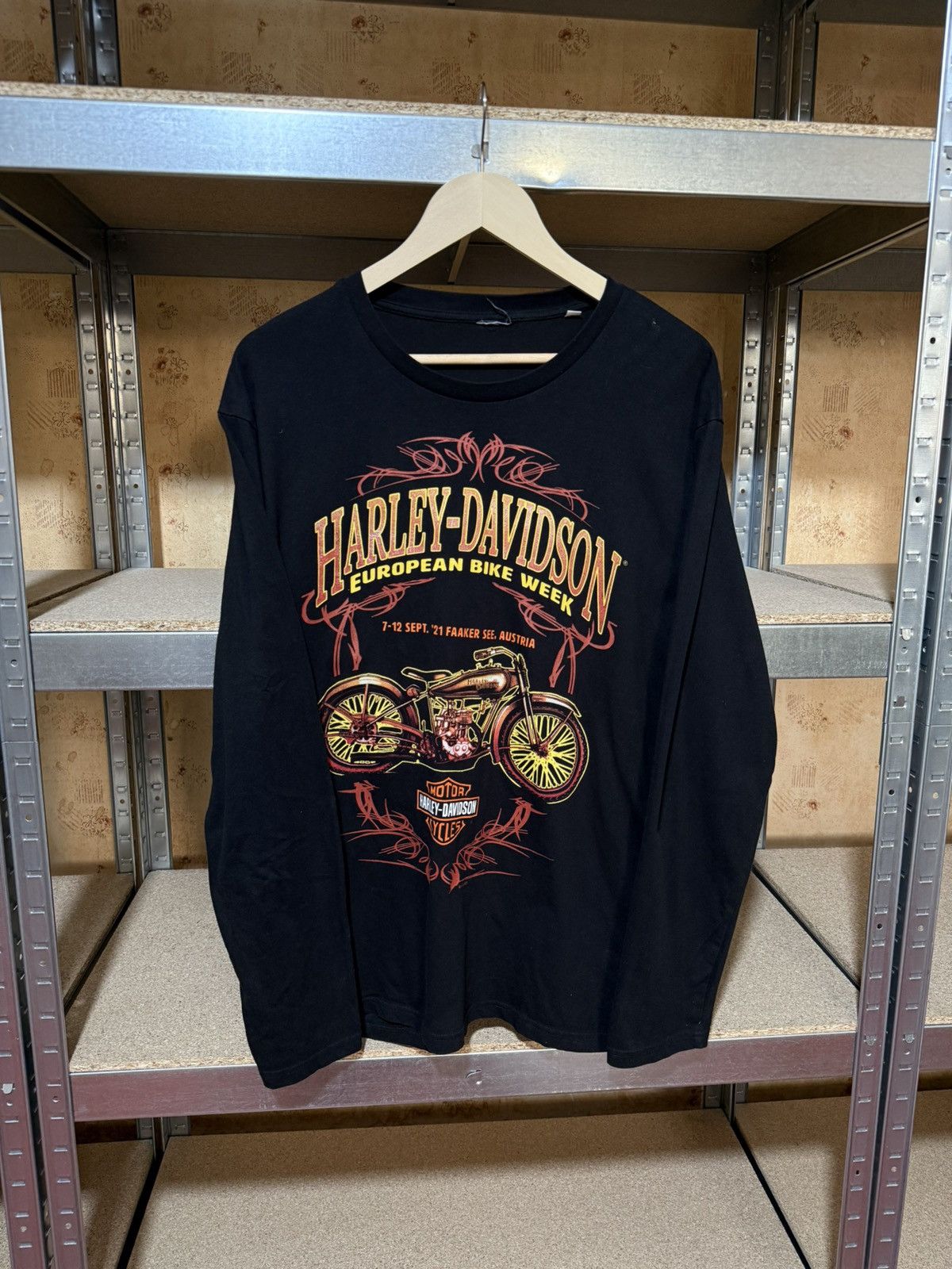 Band Tees × Harley Davidson × Vintage Vintage 2021 Harley Davidson Motorcycles Longsleeve T-Shirt Size US XL / EU 56 / 4 - 1 Thumbnail
